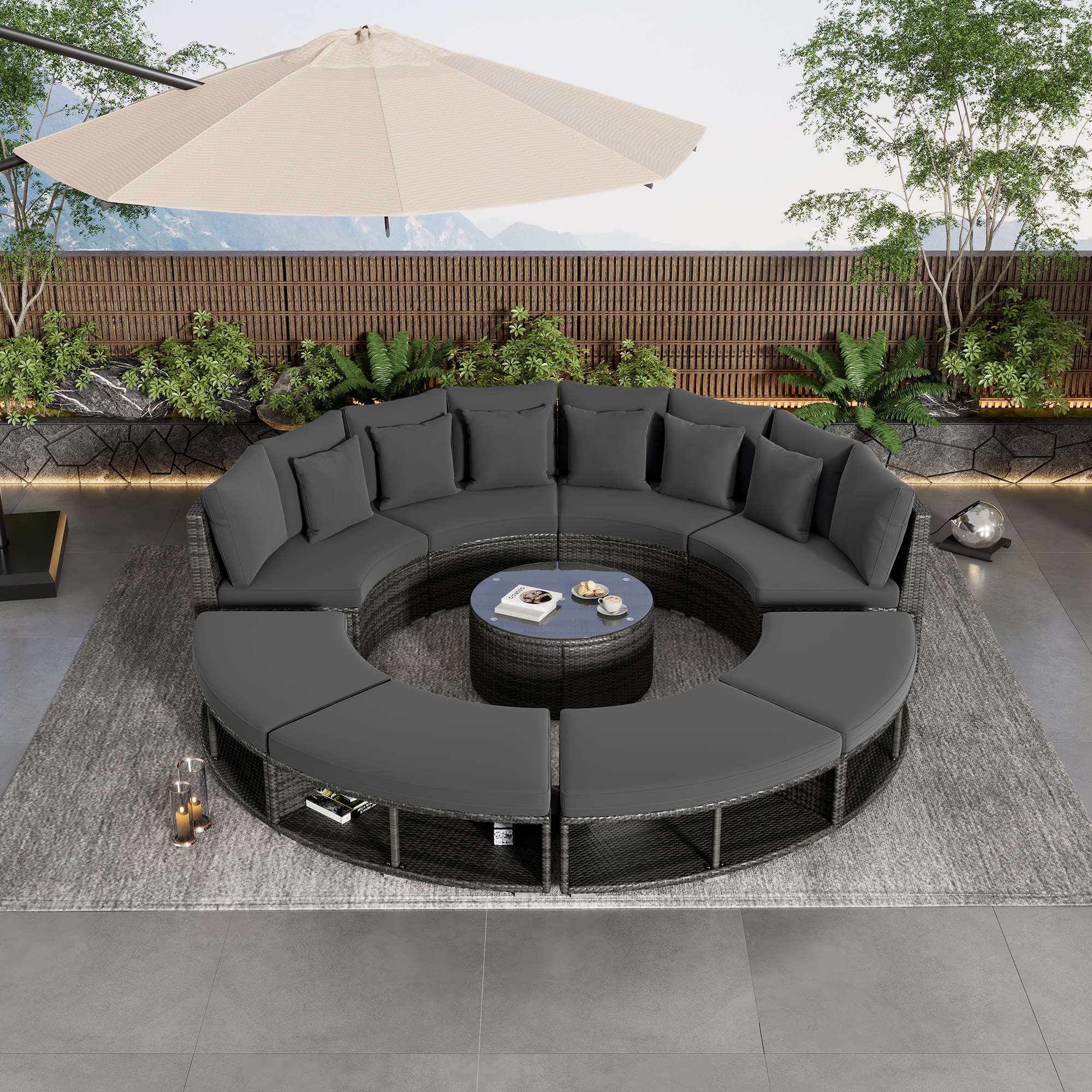 ModernLuxe L-SZ000040AAR Patio-Conversation-Sets - View #3