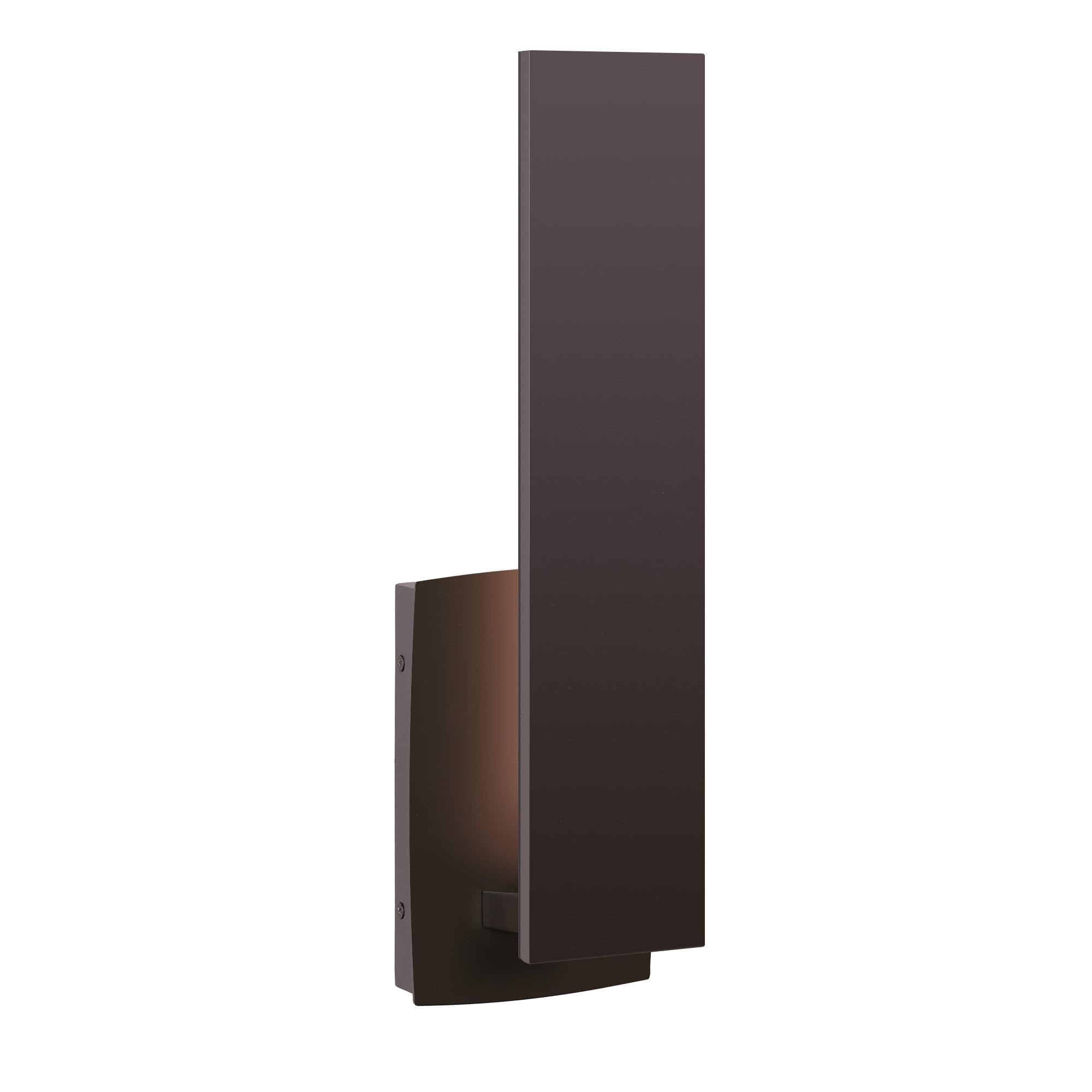 LamQee 06FTL0286BRN Wall Sconces Outdoor 16.34-in H Matte Brown Hardwired Integrated LED Outdoor Wall Light