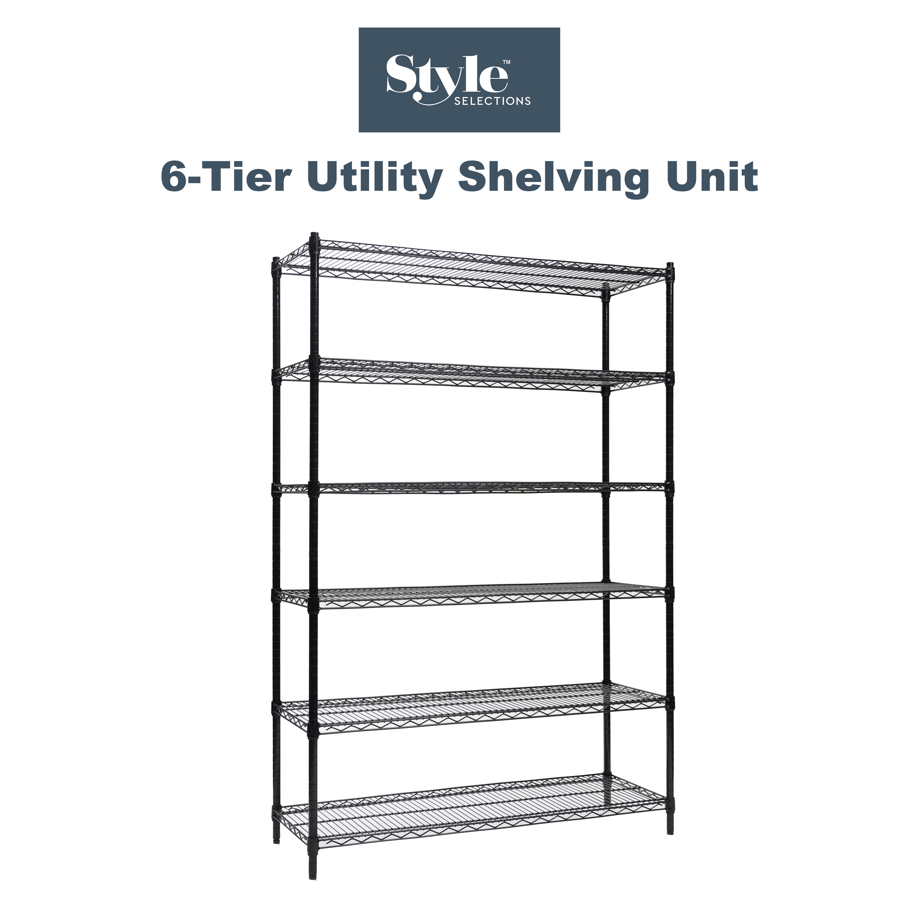 Style Selections 55723 Free-Standing-Shelving - View #2