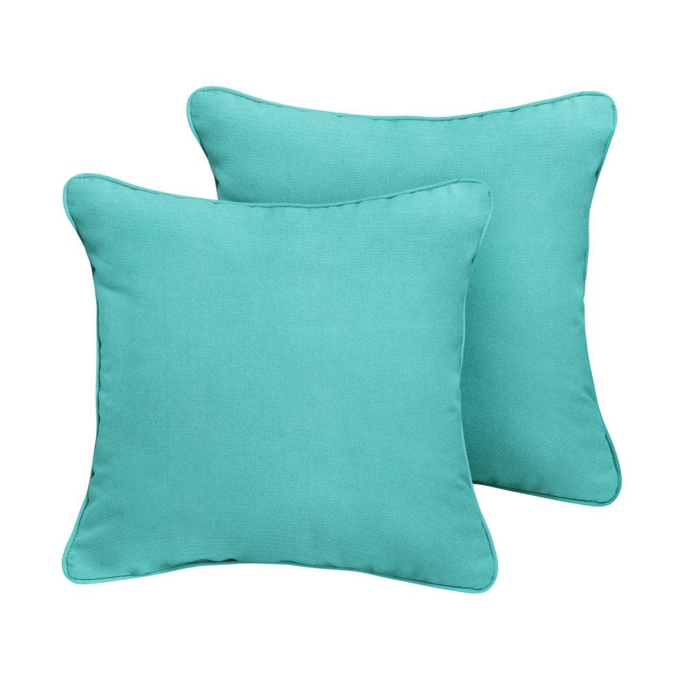 Outdoor Pillows - Piped - 22 in. Square - Oyster