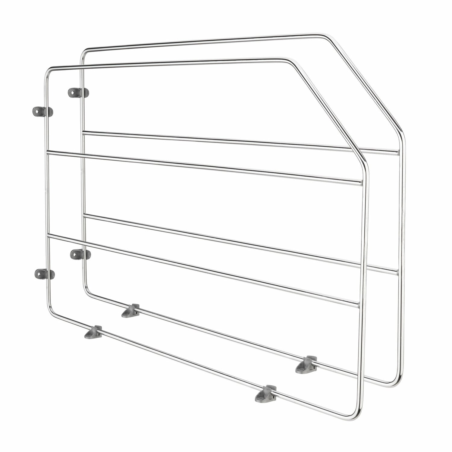 Rev-A-Shelf 395798 2 -Pack 3-Inches W x 12-Inches H x 19.66-Inches D Cabinet-mount Silver Stainless steel Bakeware organizer