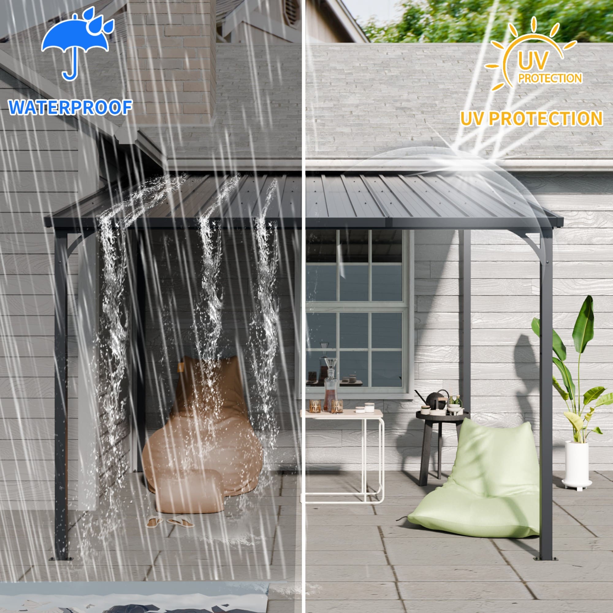 ToolCat LS1-137-HWP Wood-Resin-Gazebos - View #4