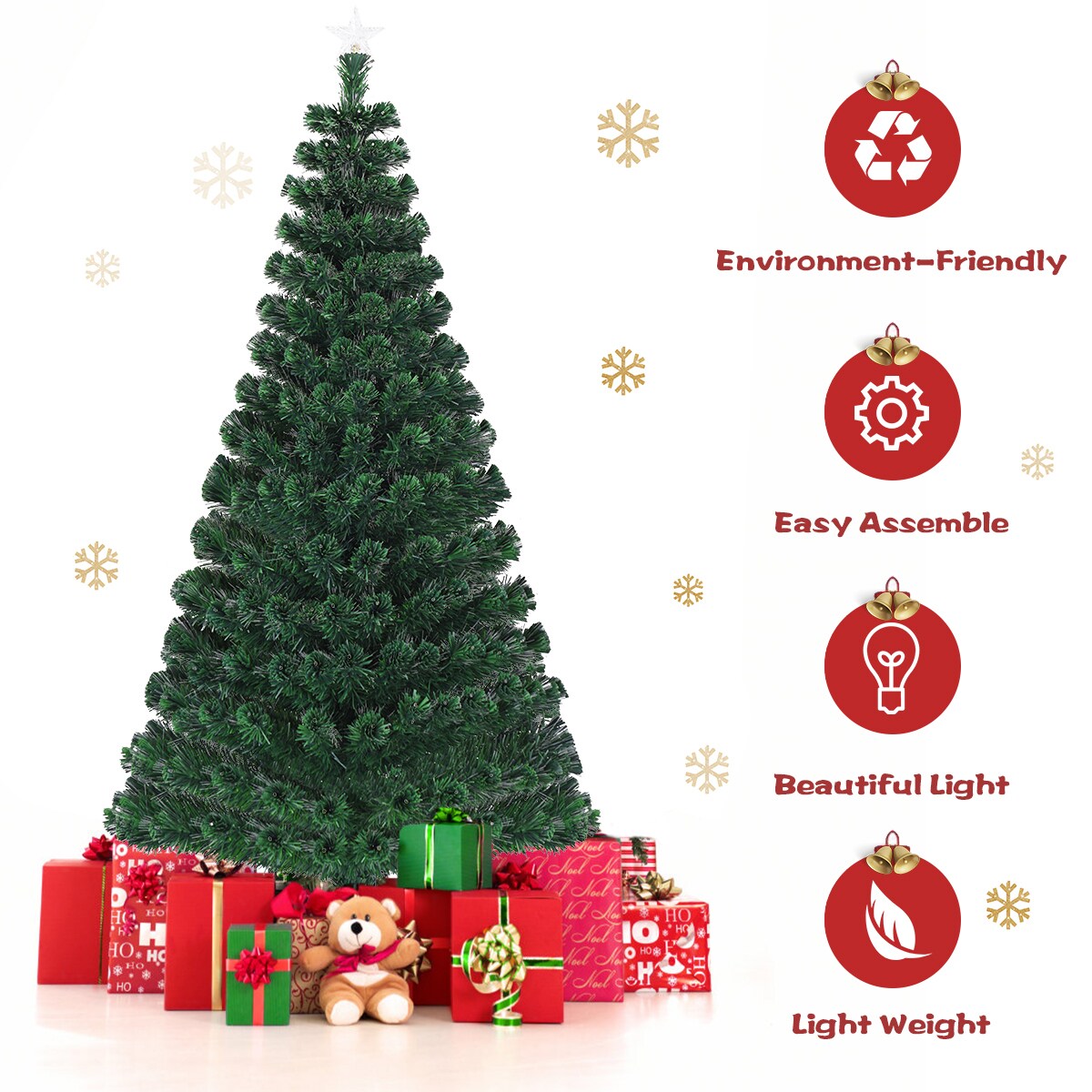 Costway CM20581 Artificial-Christmas-Trees - View #3