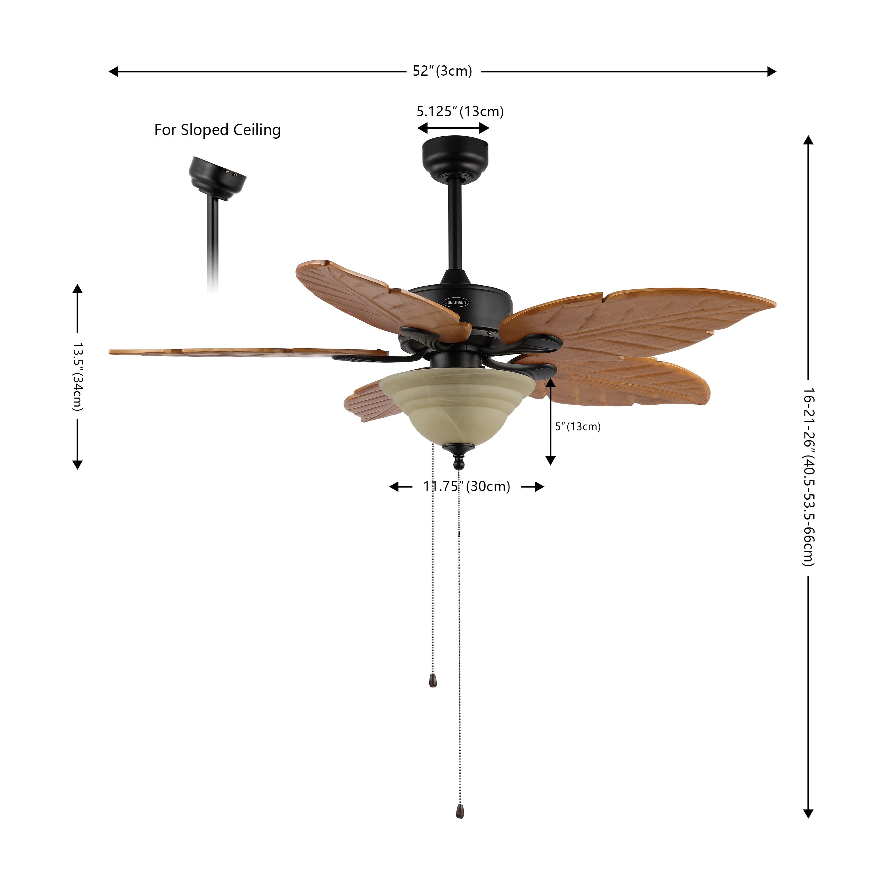 JONATHAN  Y JYL9720C Ceiling-Fans - View #4