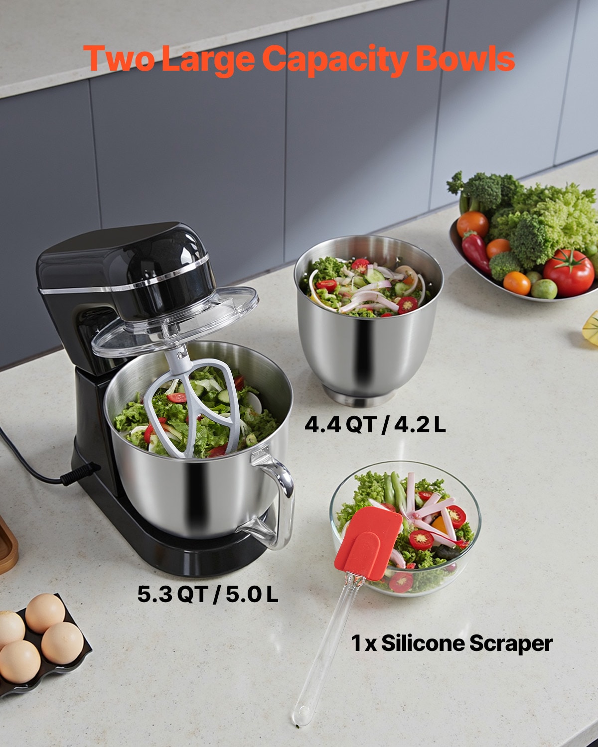 VEVOR XRLTMSJBJHS4U6EJCV1 Stand-Mixers - View #5