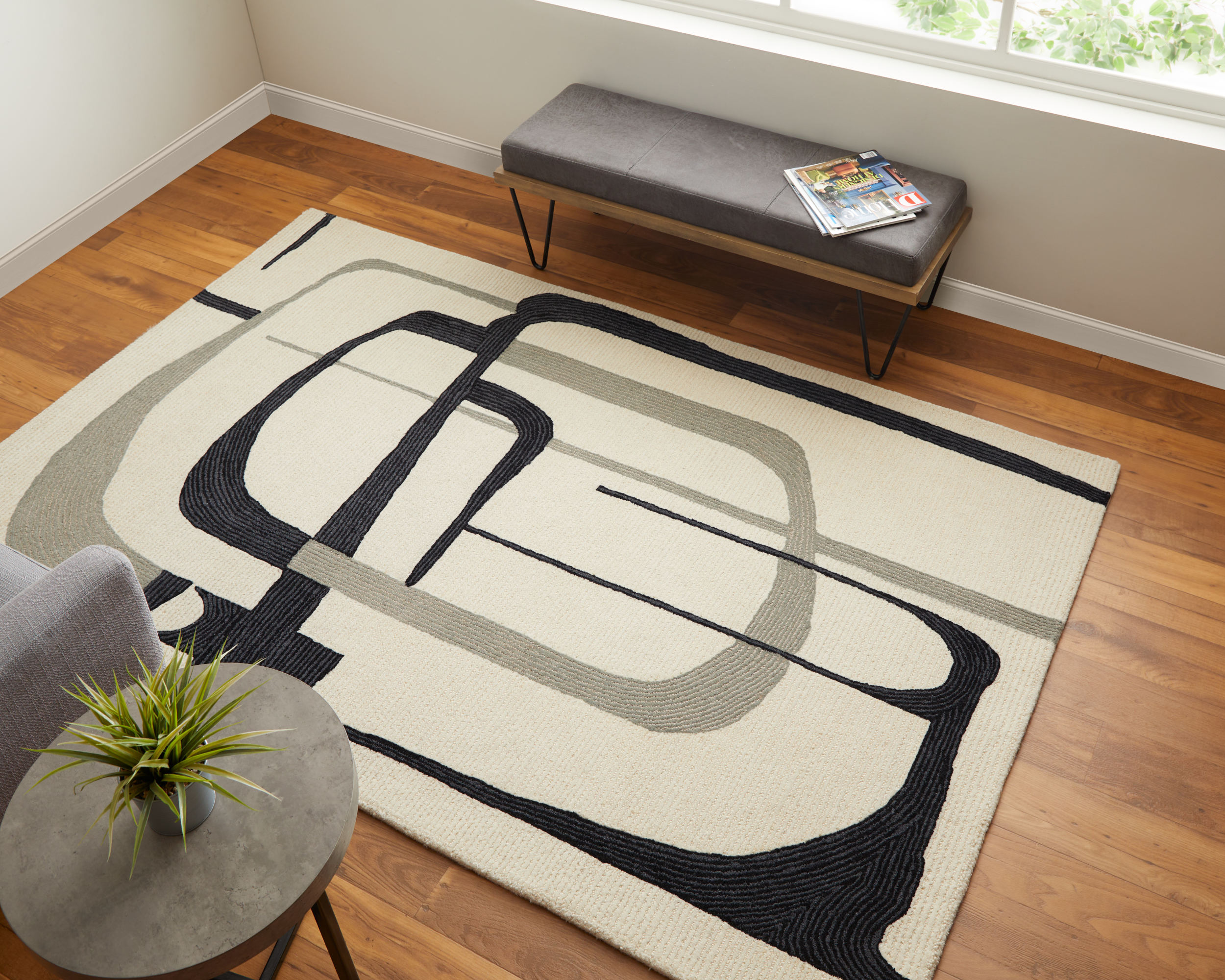Room Envy MGRR8905IVYBLKP00 rugs - View #4