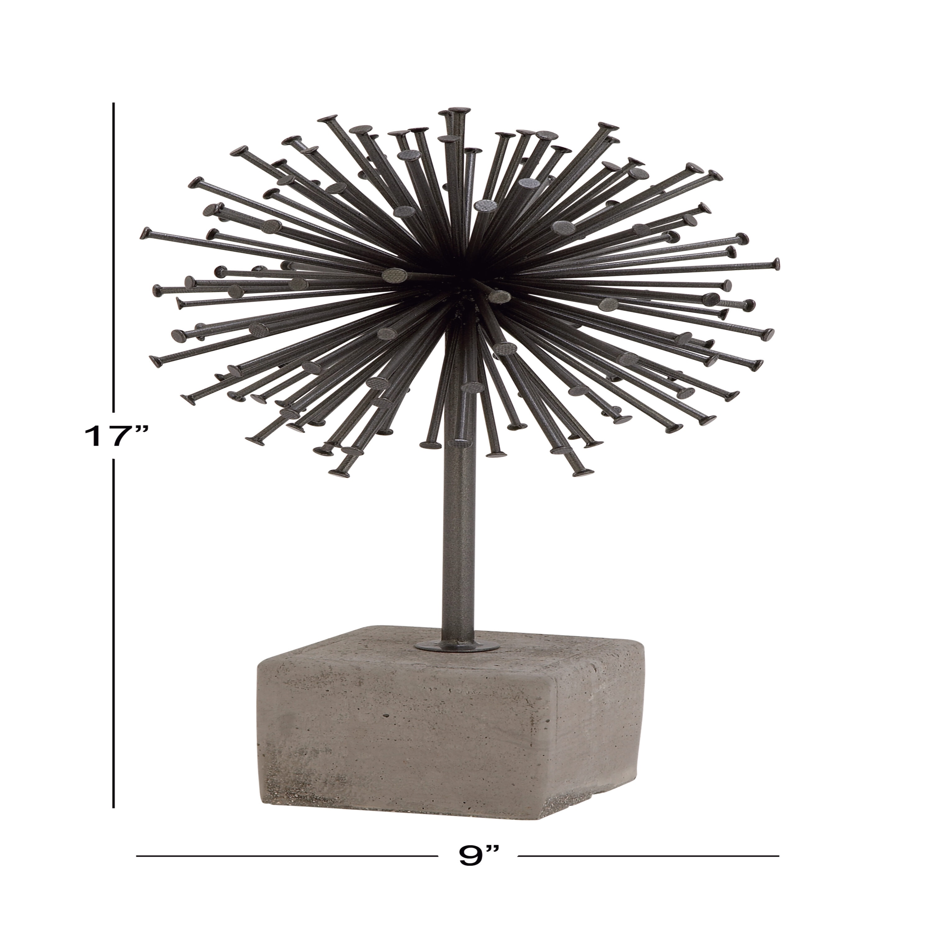 Grayson Lane Black Ceramic Modern Sculpture | 91968