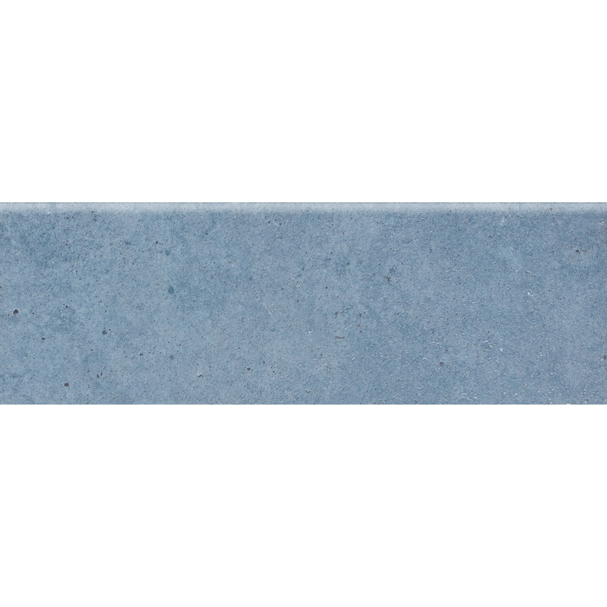 Crossville ChromaCode 11-Pack Baby Blue Porcelain Bullnose Trim Tile (4-in x 12-in)