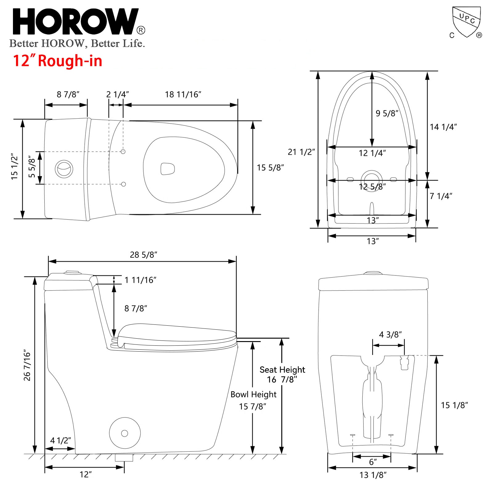 HOROW HR-0080 toilets - View #5