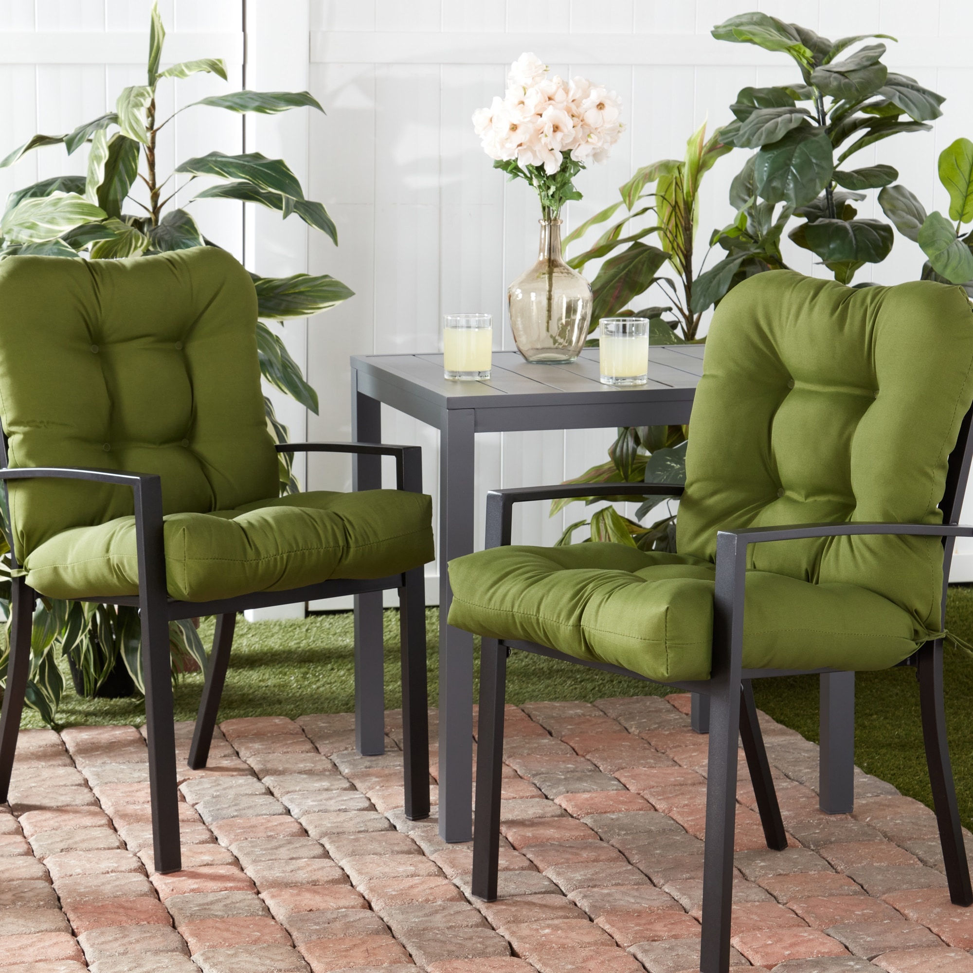 Greendale Home Fashions OC6808S2-HUNTER Patio-Furniture-Cushions - View #2