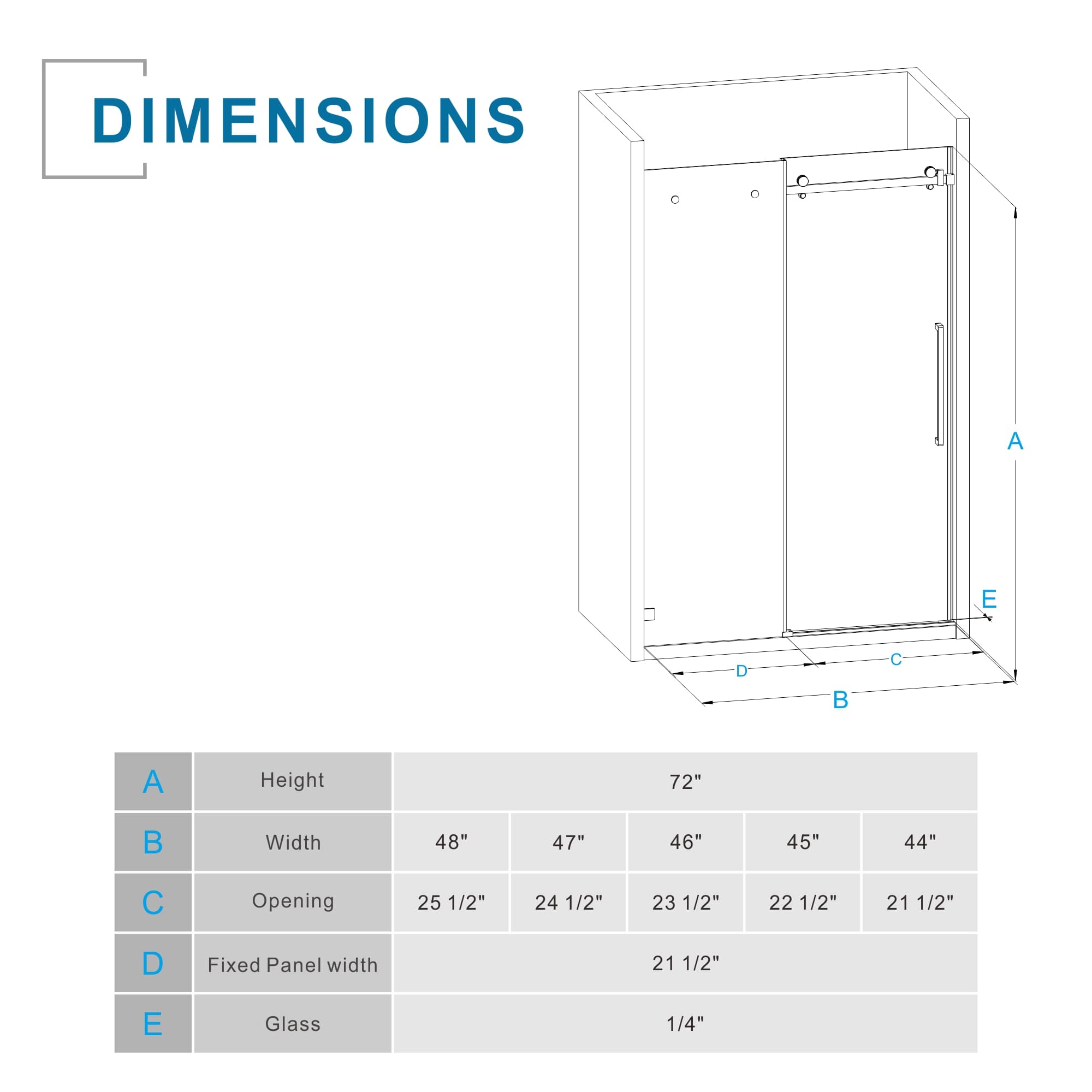 Misty Moon D163118741 Shower-Doors - View #3