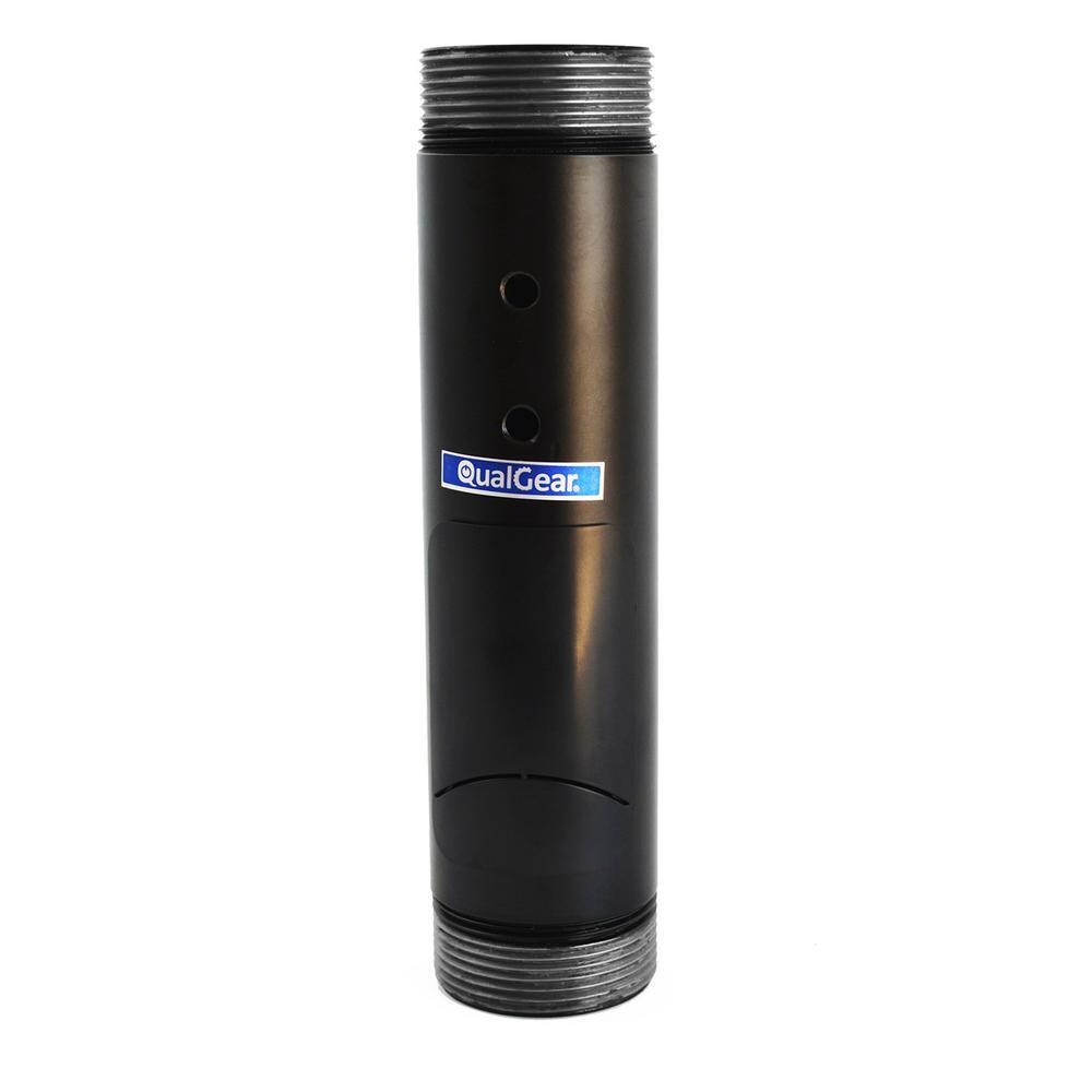 QualGear QG-PRO-PM-6IN-B Pro-Av 1.5-in NPT Threaded Pipe, 6-in Length, Black