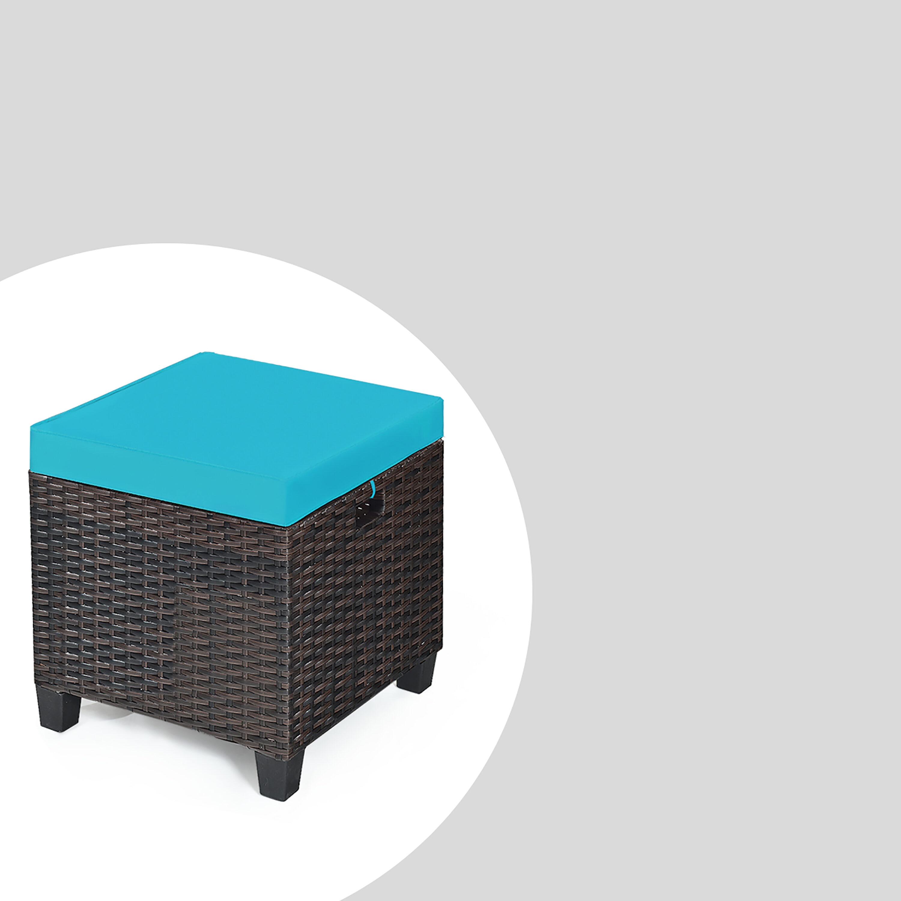 Costway HW63237TU Stools-Ottomans - View #3