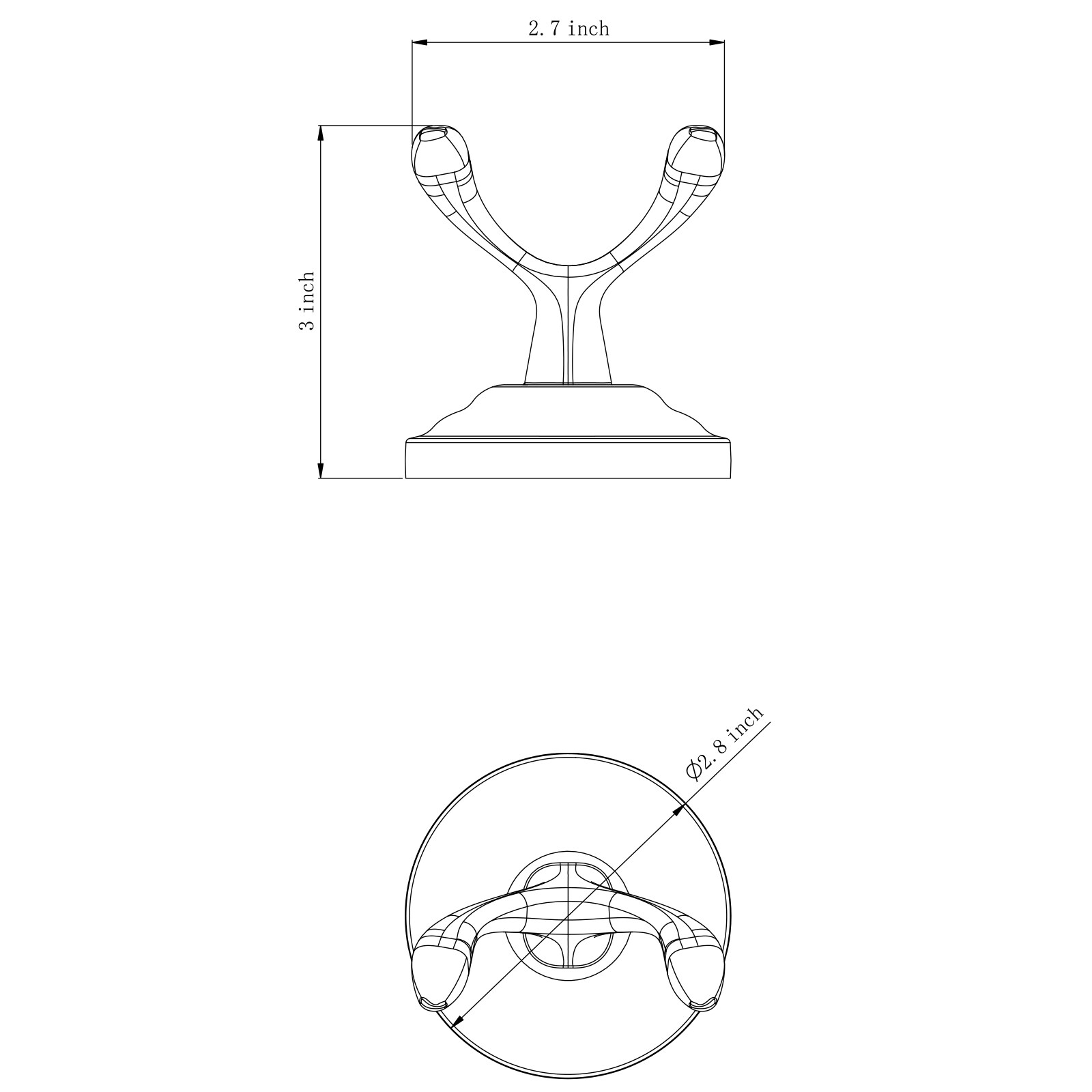 BWE TBS001-5-ORB Decorative-Bath-Hardware-Kits - View #10