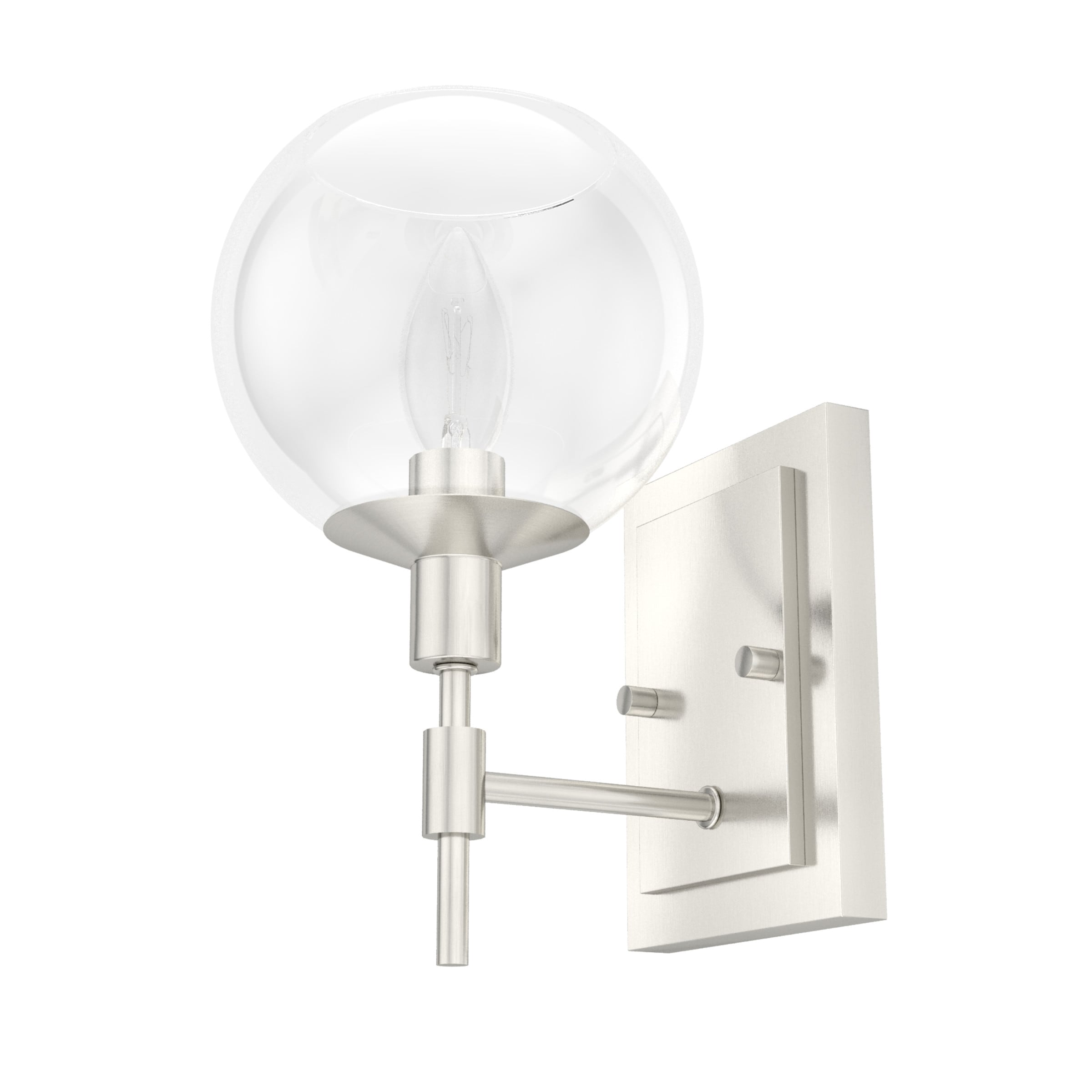 Hunter 19760 Xidane 1 -Light Brushed Nickel Mid-century