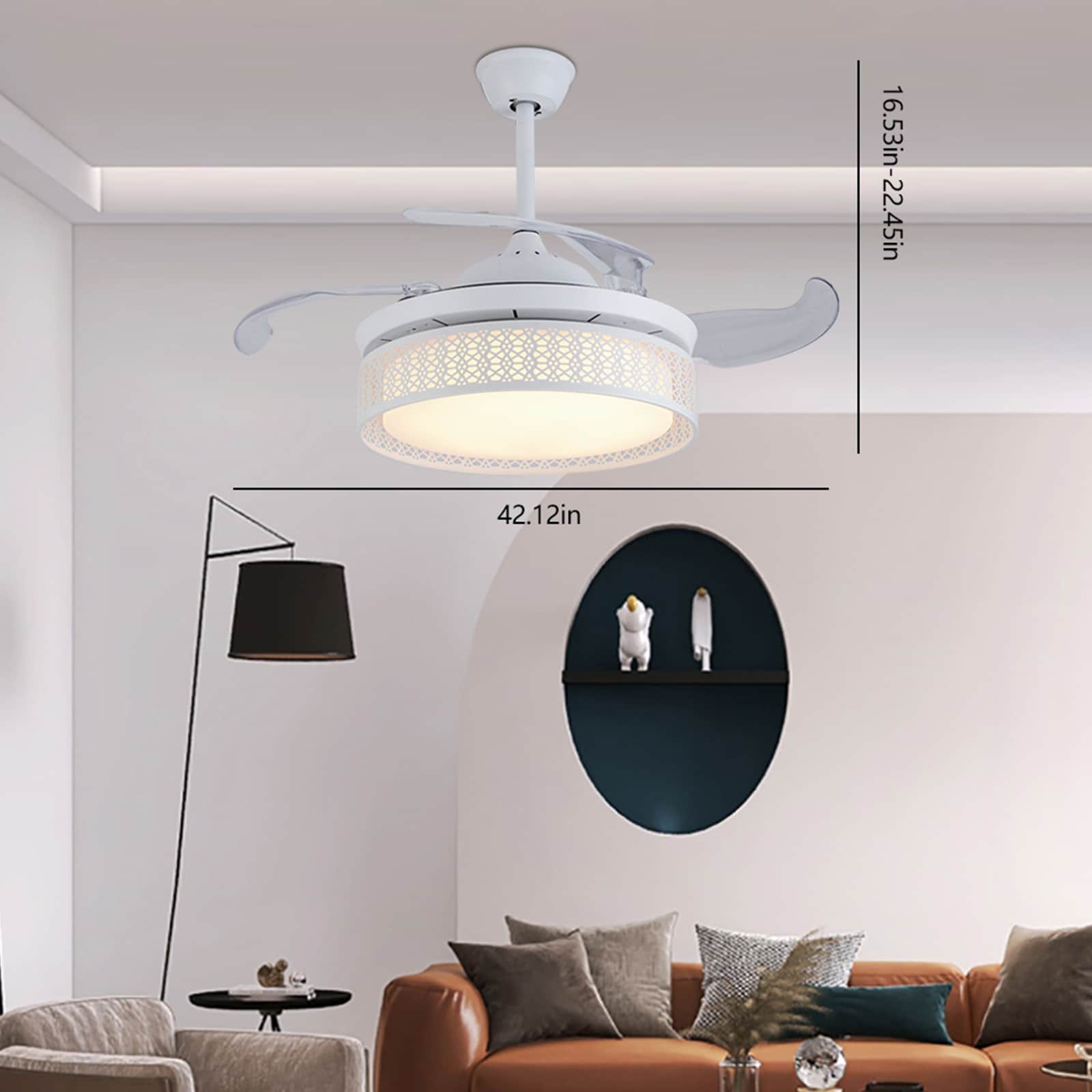 Oukaning HG-HSYXF-4336-US Ceiling-Fans - View #14