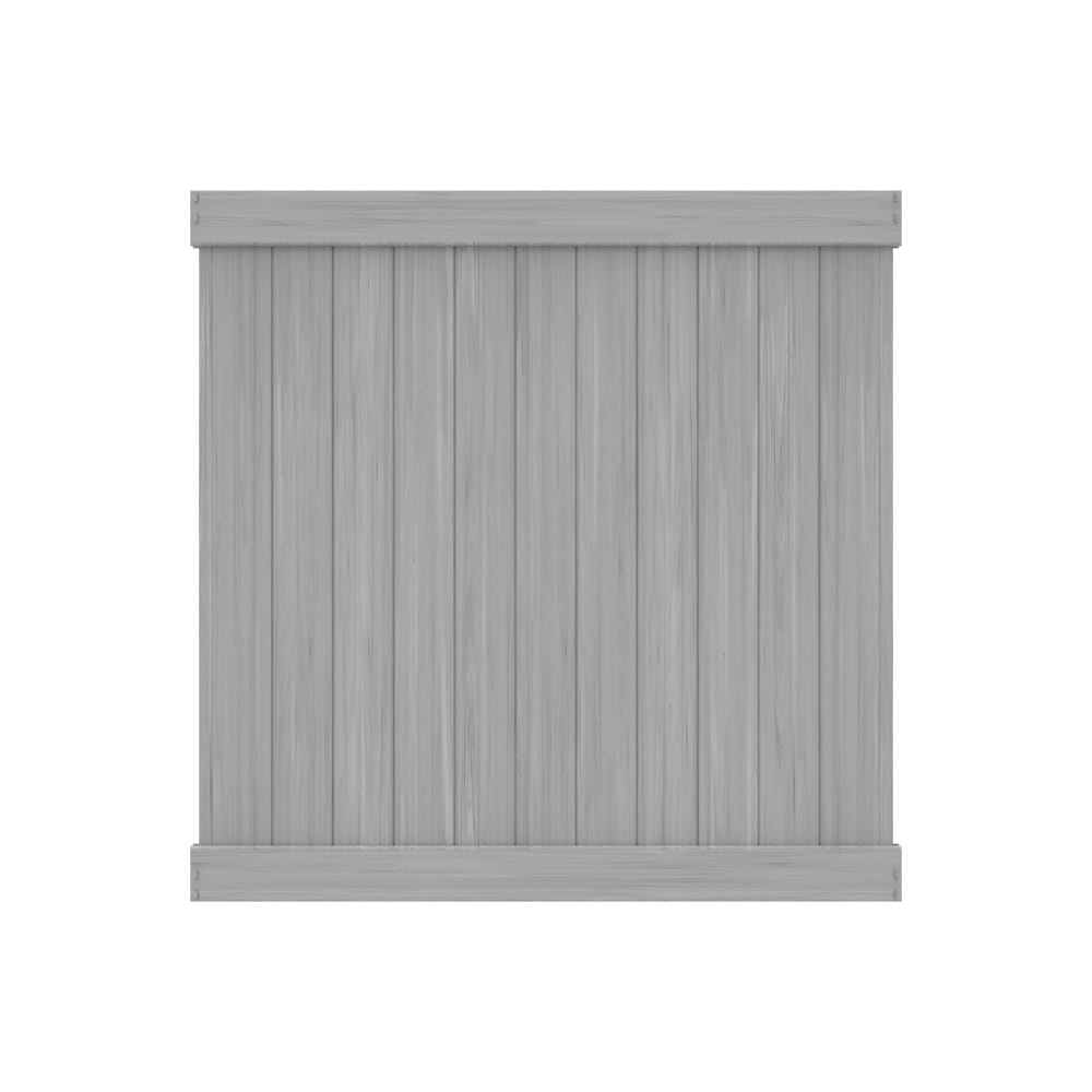 Freedom 73056845 Hampton 6-ft H x 6-ft W Coastal Cedar Privacy Vinyl Flat-top Fence panel
