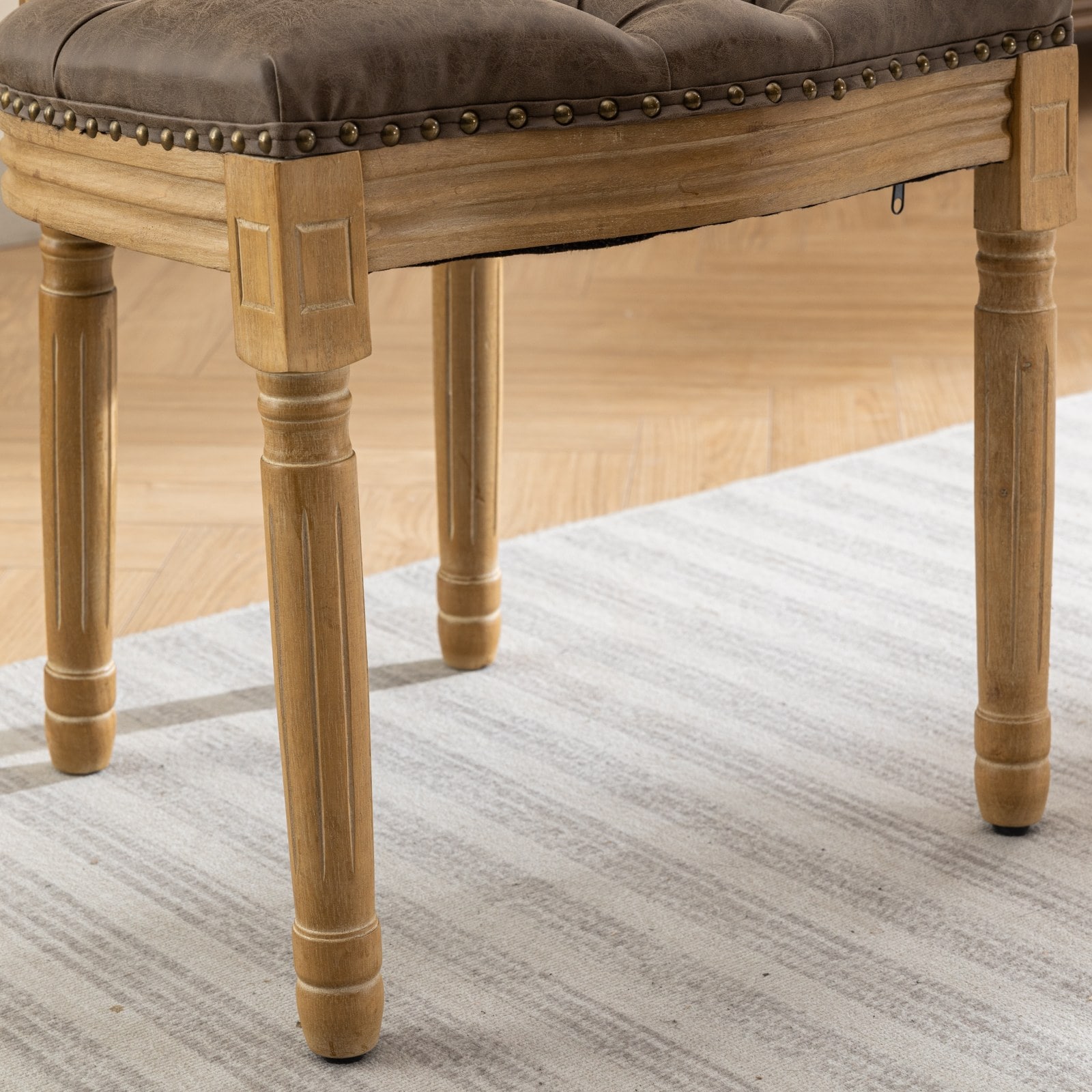 Hrinhom HC-W7004-BROWN Dining-Chairs - View #7