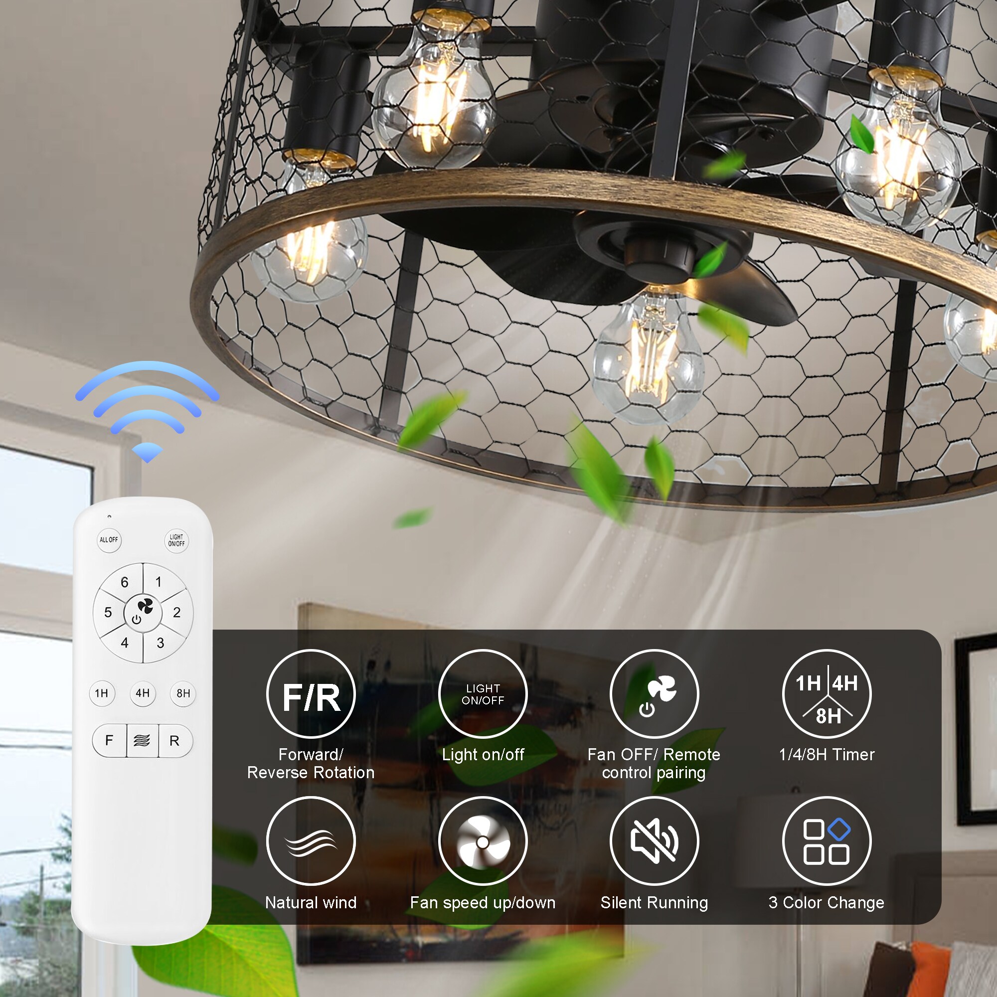 Sunrinx MG9-CF-10 Ceiling-Fans - View #7