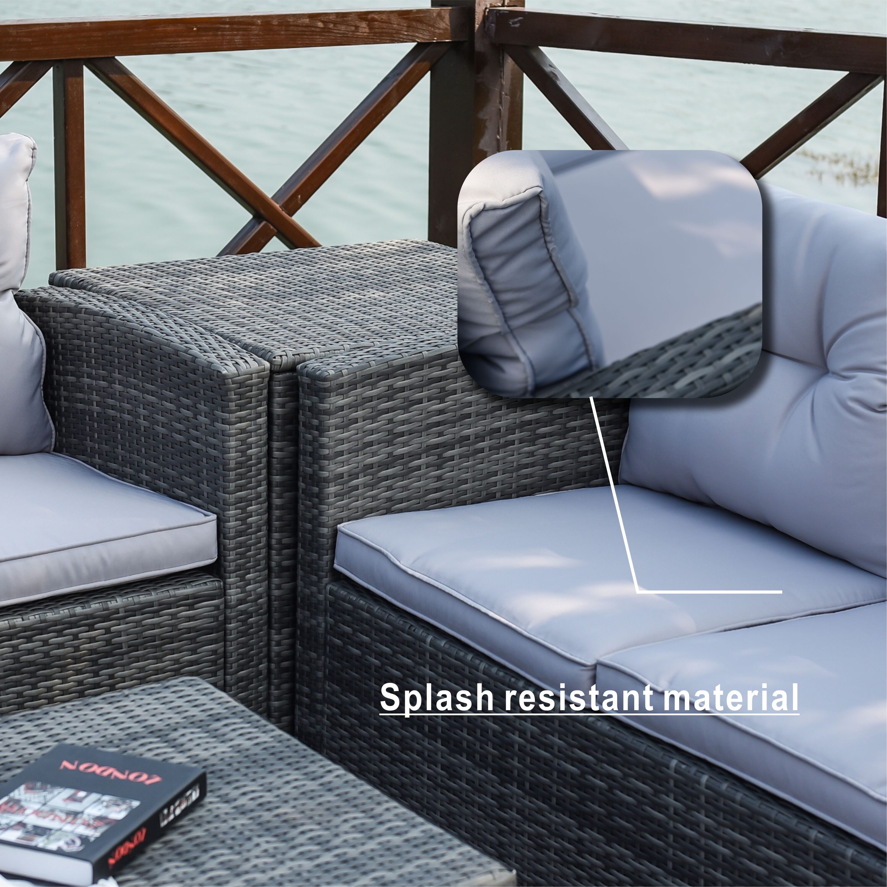 Moda Furnishings MOS-1503-B Patio-Conversation-Sets - View #9