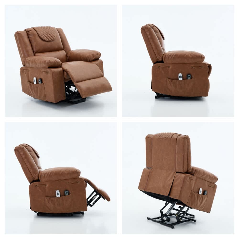 Coolbibila MATEO-RECLINER-BROWN chairs - View #6