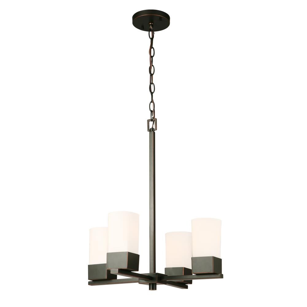 EGLO 202854A Ciara Springs 4-Light Bronze Transitional Dry rated Chandelier