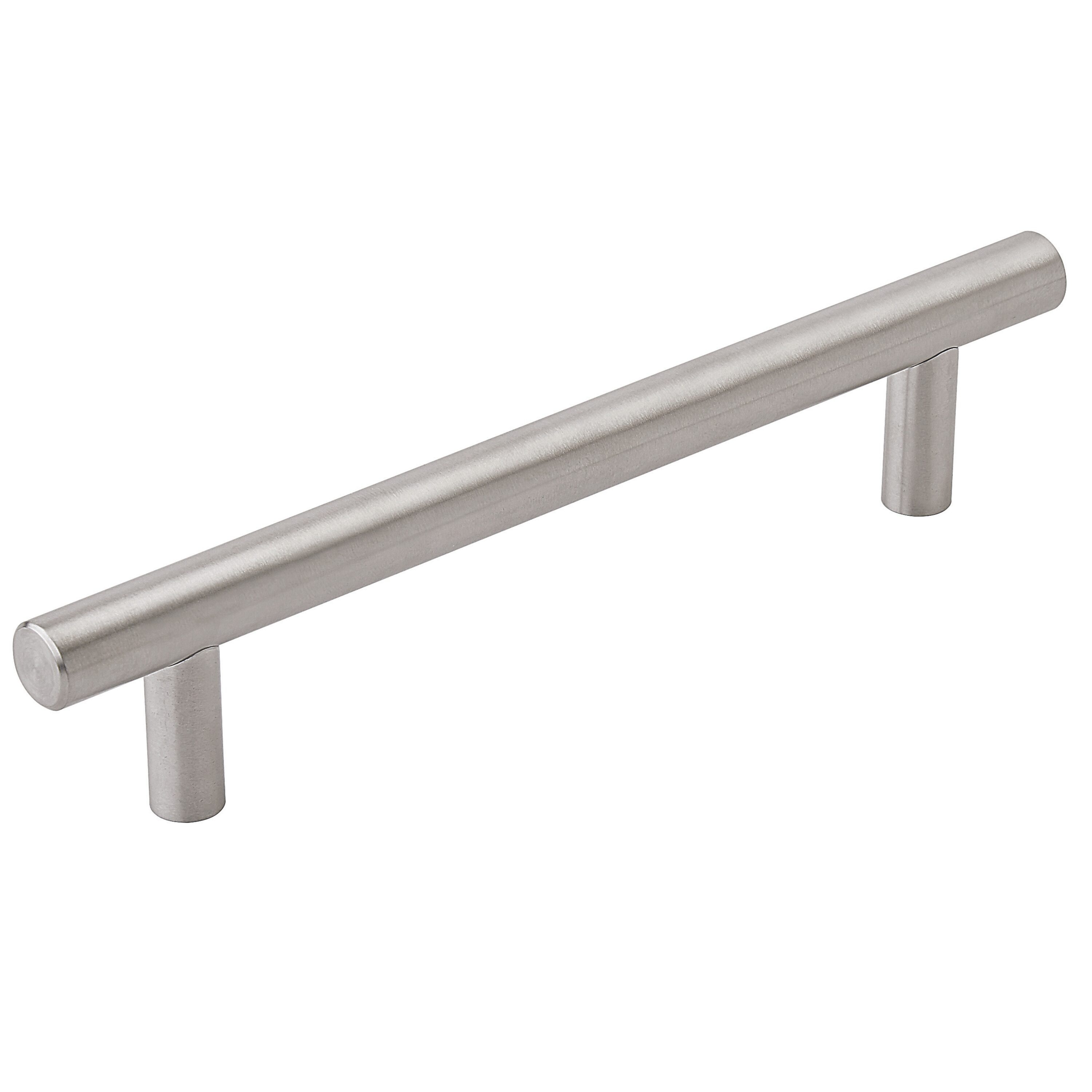 Amerock BP36801SS Bar Pulls 5-1/16-in , 128mm Center to Center Stainless Steel Cylindrical Bar