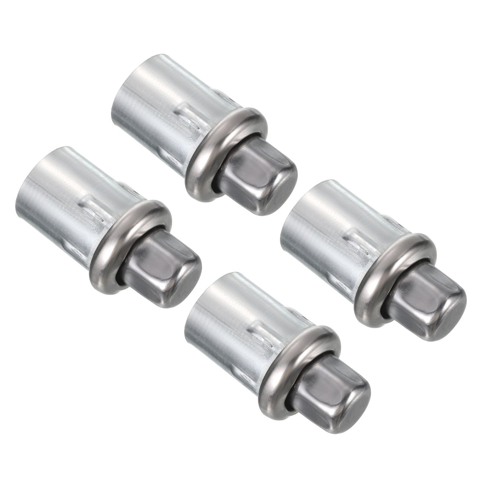 Unique Bargains Adjustable Table Legs 3.9inch Stainless Steel Feet Fit for 1-1/2inch O.D Tubing 4pcs #S25072801UX2057