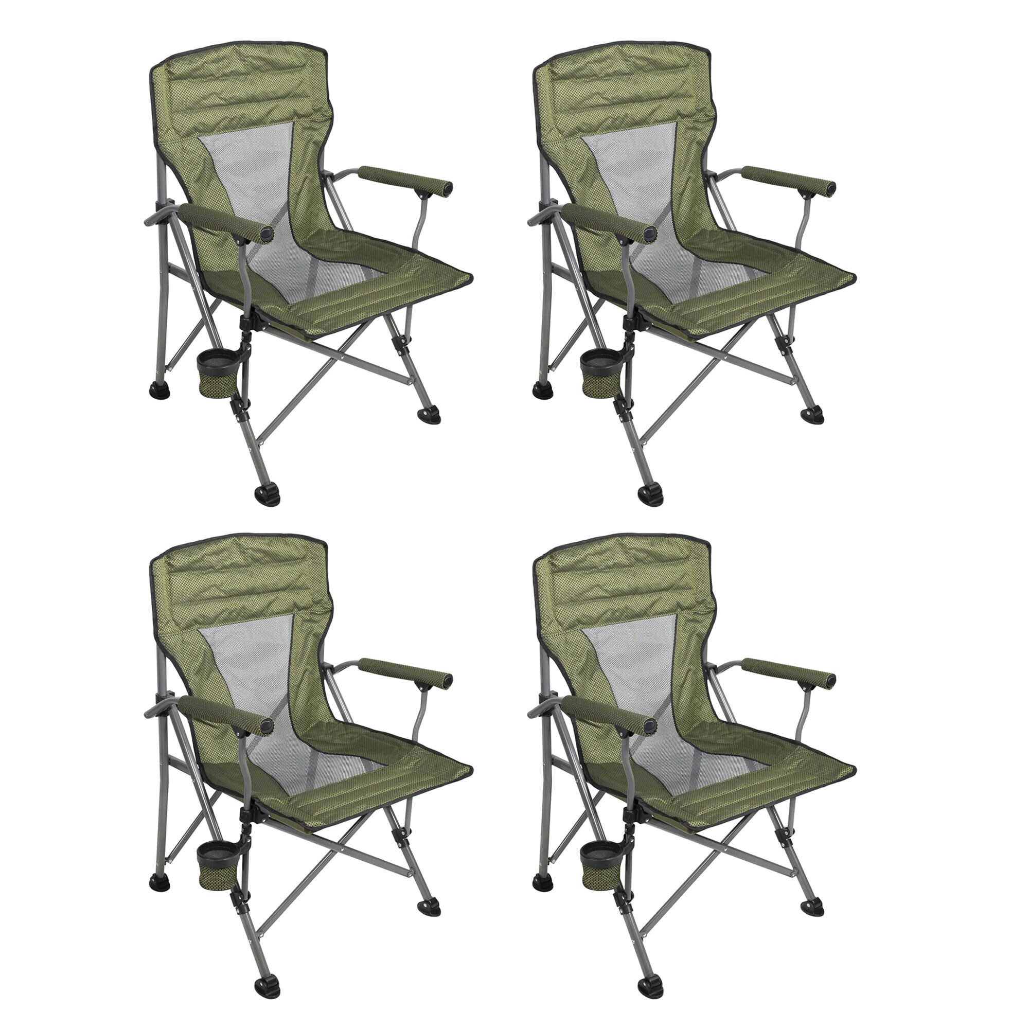 Four Seasons Outdoor Product 399382 Polyester Brown Folding Camping chair Carrying Strap/Handle Included