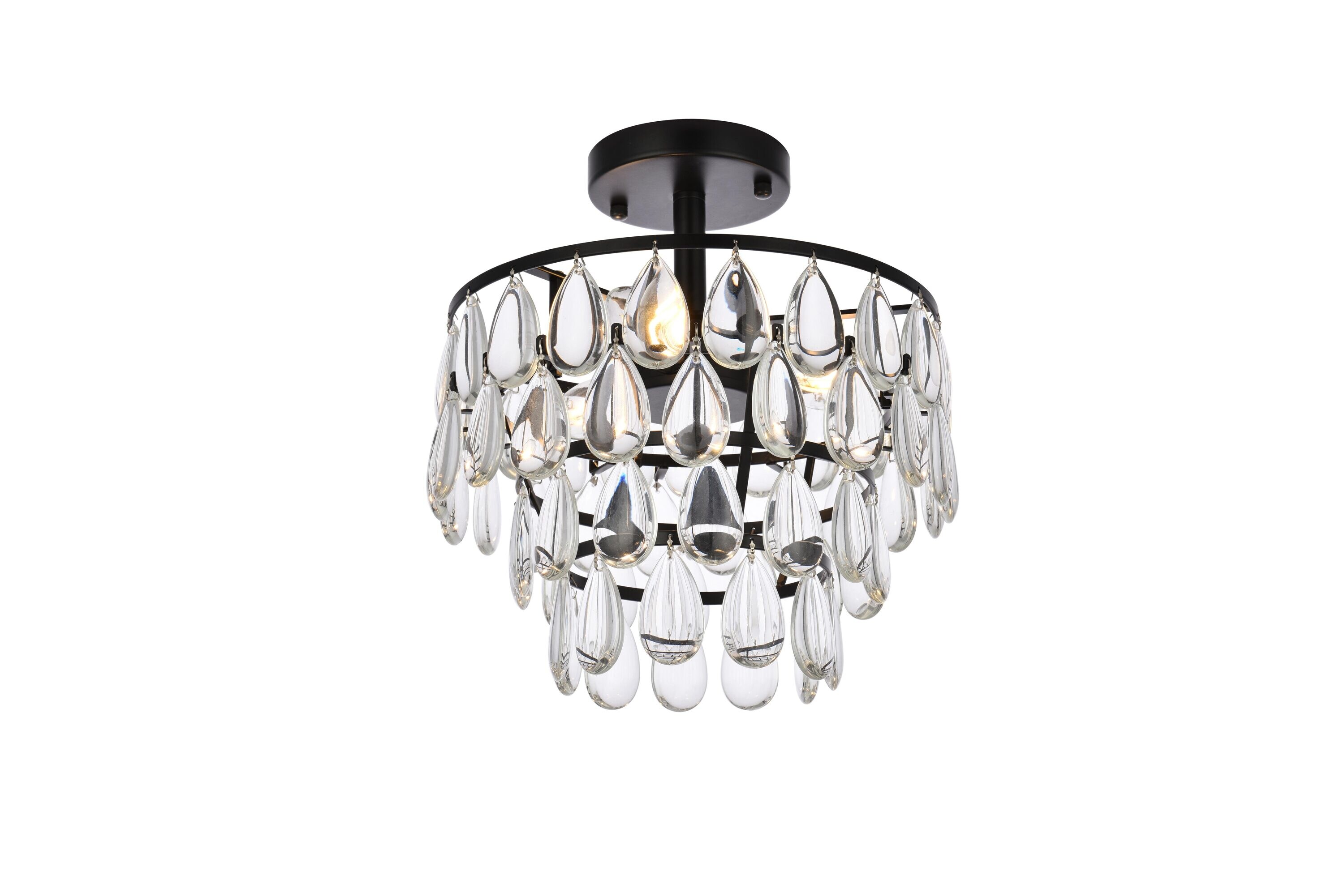 Elegant Decor HF3309F12BK flushmounts - View #3