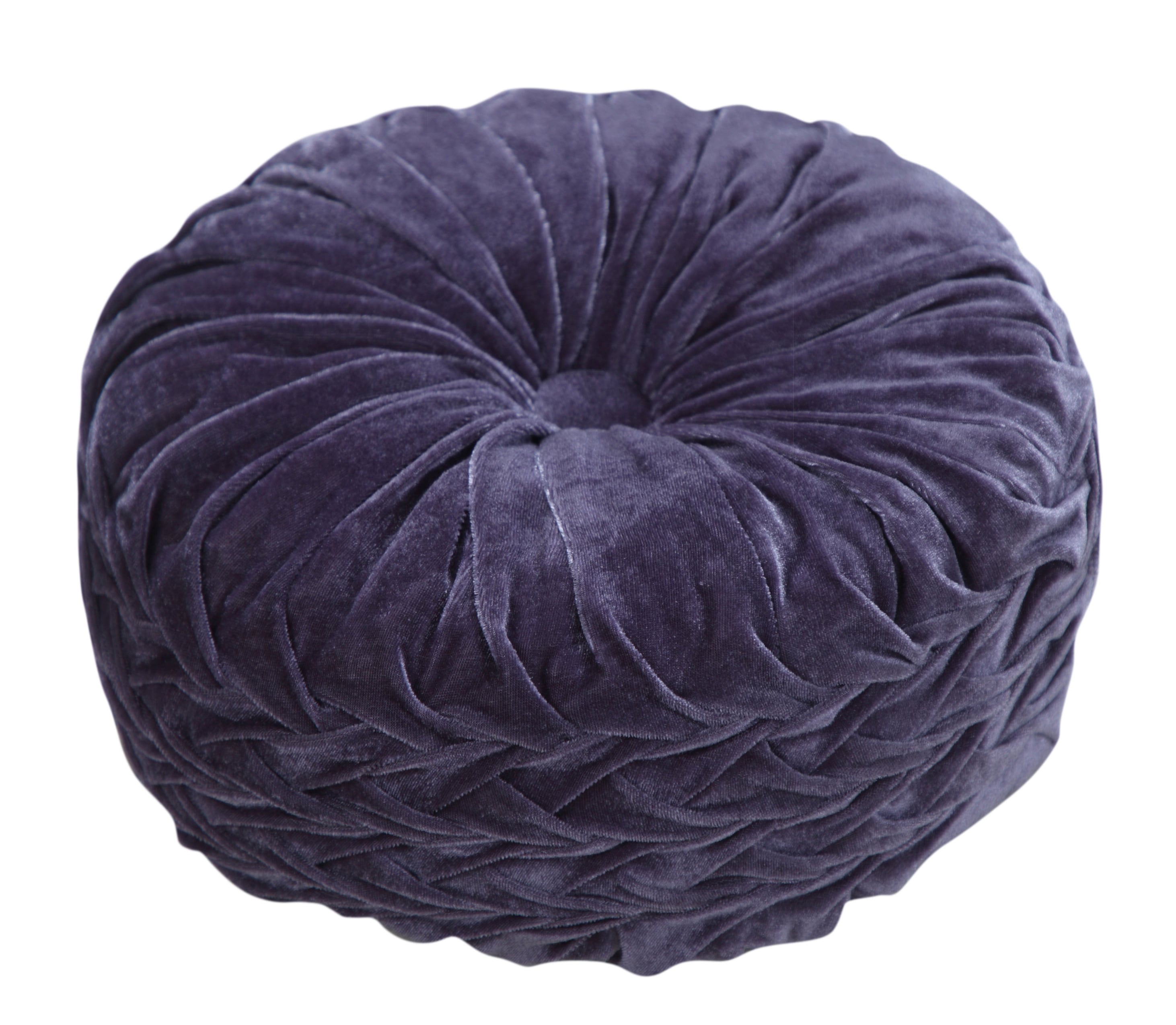 Timberbrook TFP006 Taylor 12-in x 12-in Dark grey Round Indoor Decorative Pillow