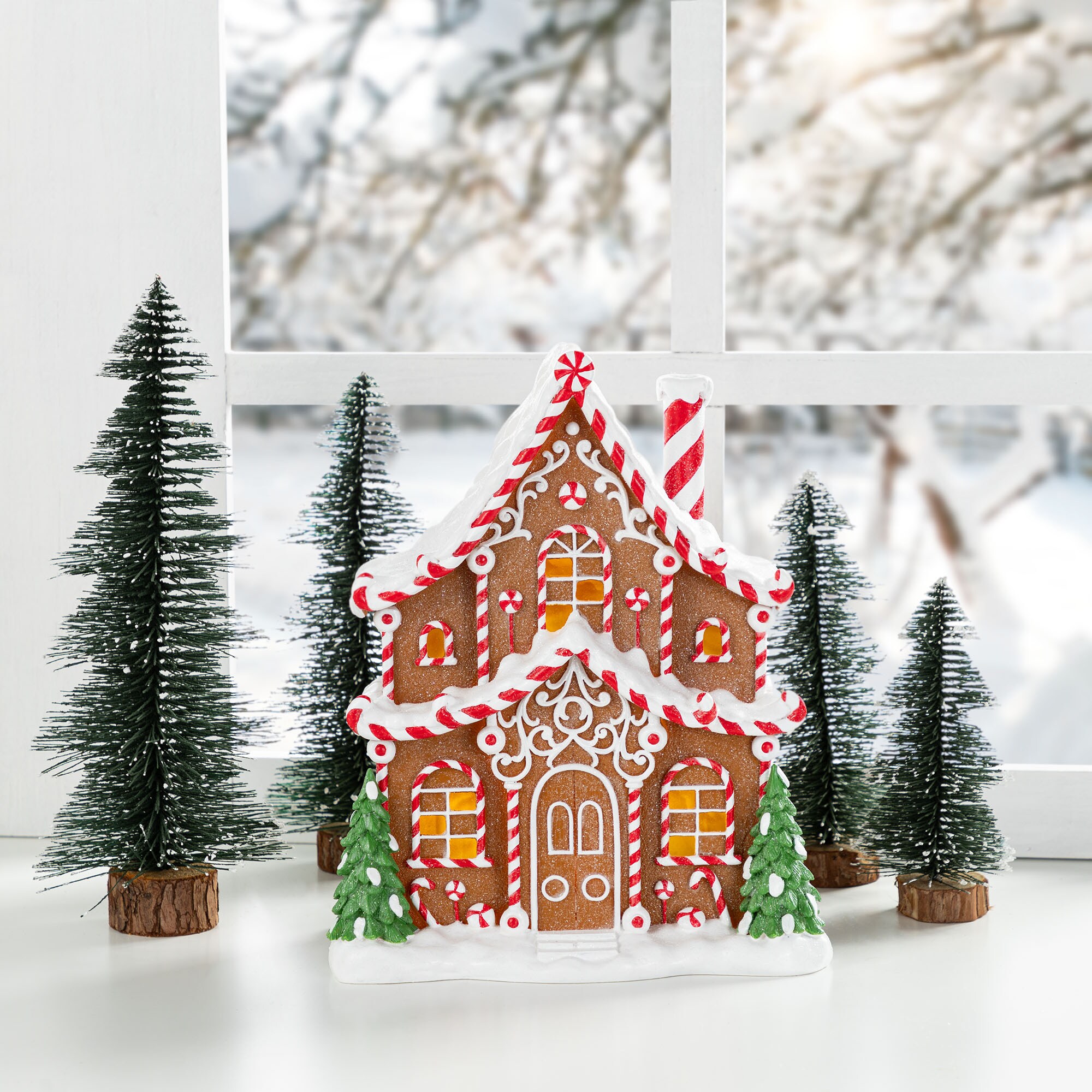 Glitzhome 2040200022 Table-Christmas-Decorations - View #6