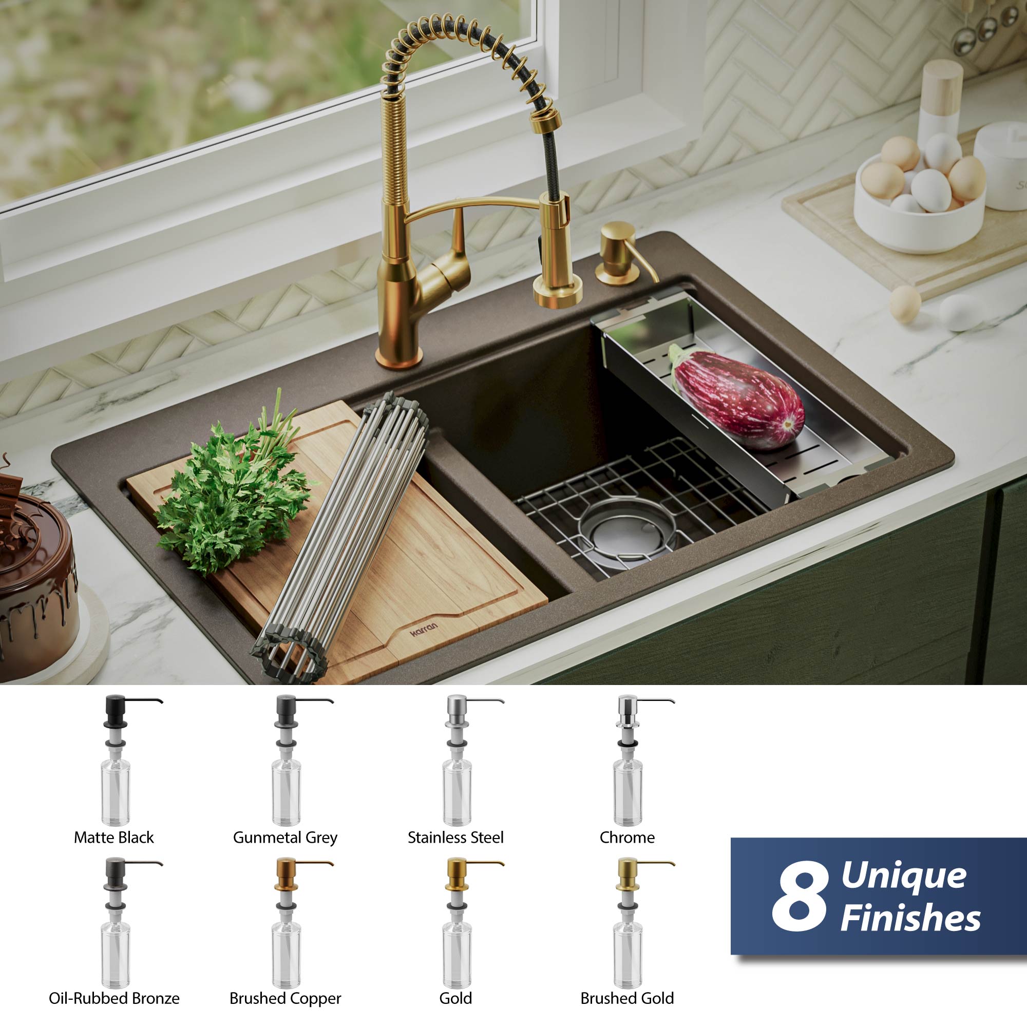 Karran SD25G Soap-Lotion-Dispensers - View #4