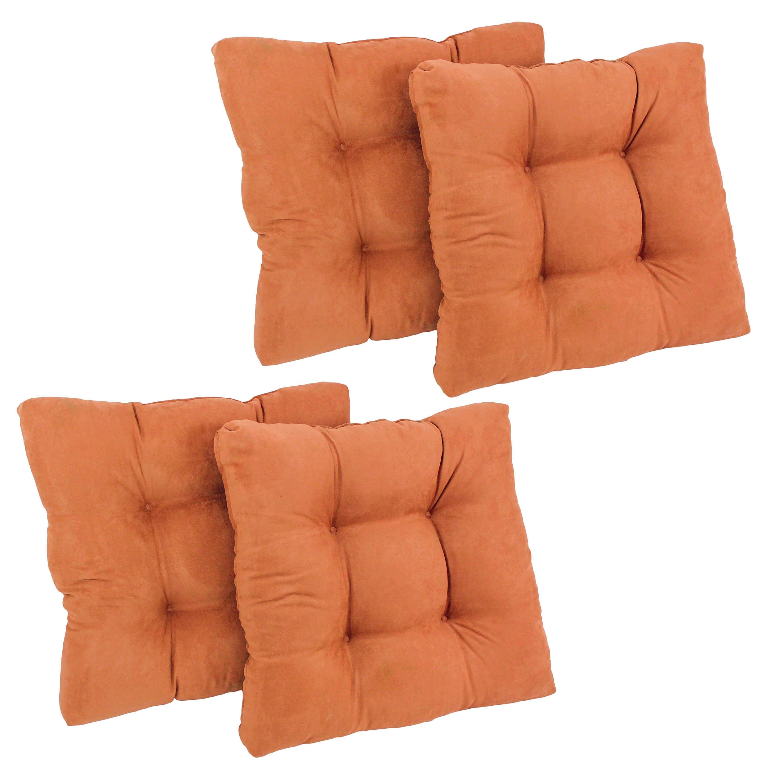 Blazing Needles 94005-4CH-MS-SP Spice Solid Chair Cushion