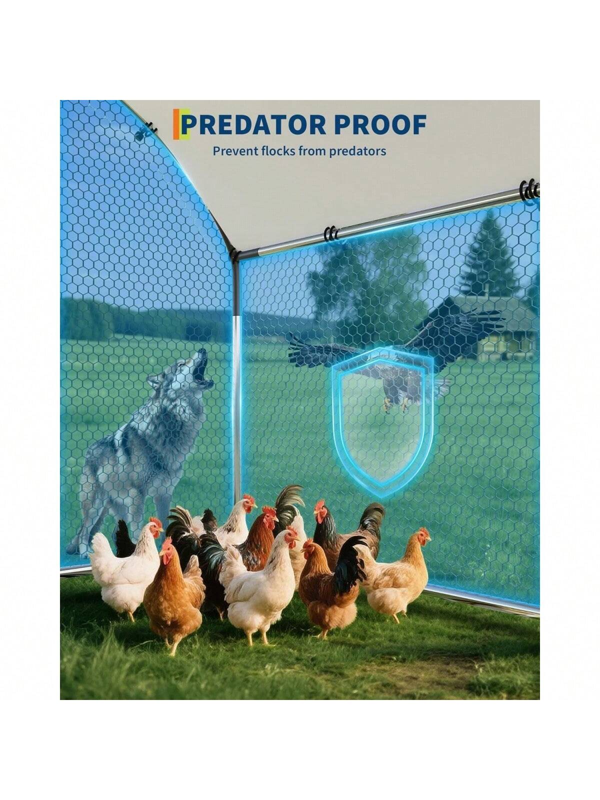 Qeetex BY-PPG-338LJ8VP Outdoor-Kennel-Accessories - View #7