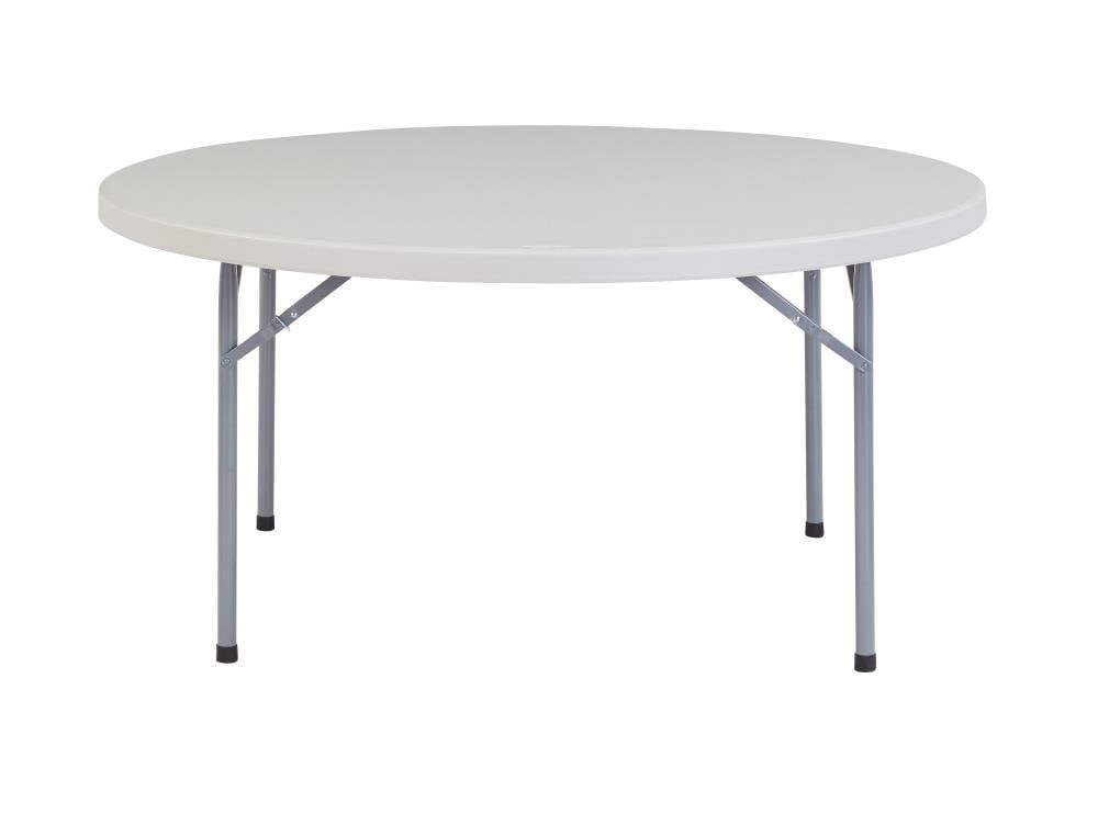 Folding Tables Department At, 5 Foot Round Table Seats How Many