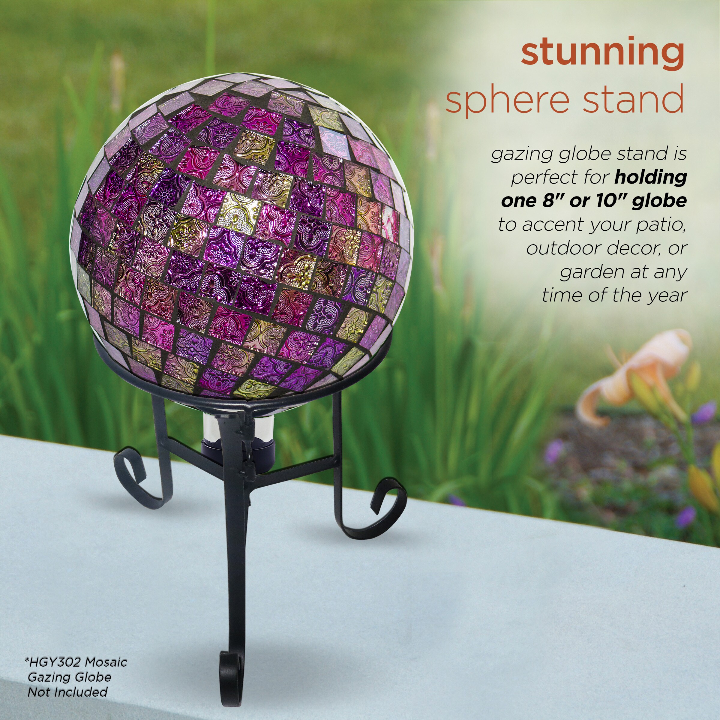 Alpine Corporation GRS492 Gazing-Ball-Stand - View #5