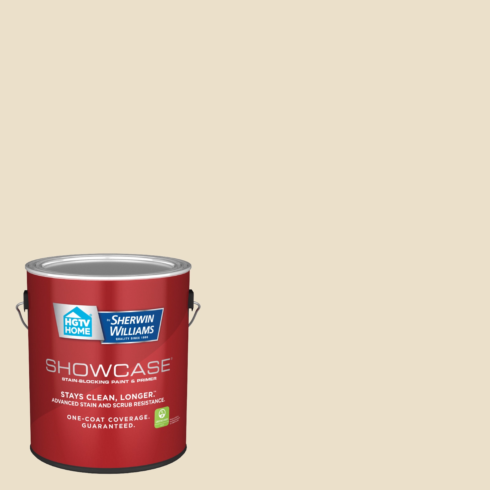 HGTV HOME by Sherwin-Williams 7003-9-935231 Showcase Flat Malted Milk 7003-9 Acrylic Interior Paint Paint + Primer ( 1-gallon )