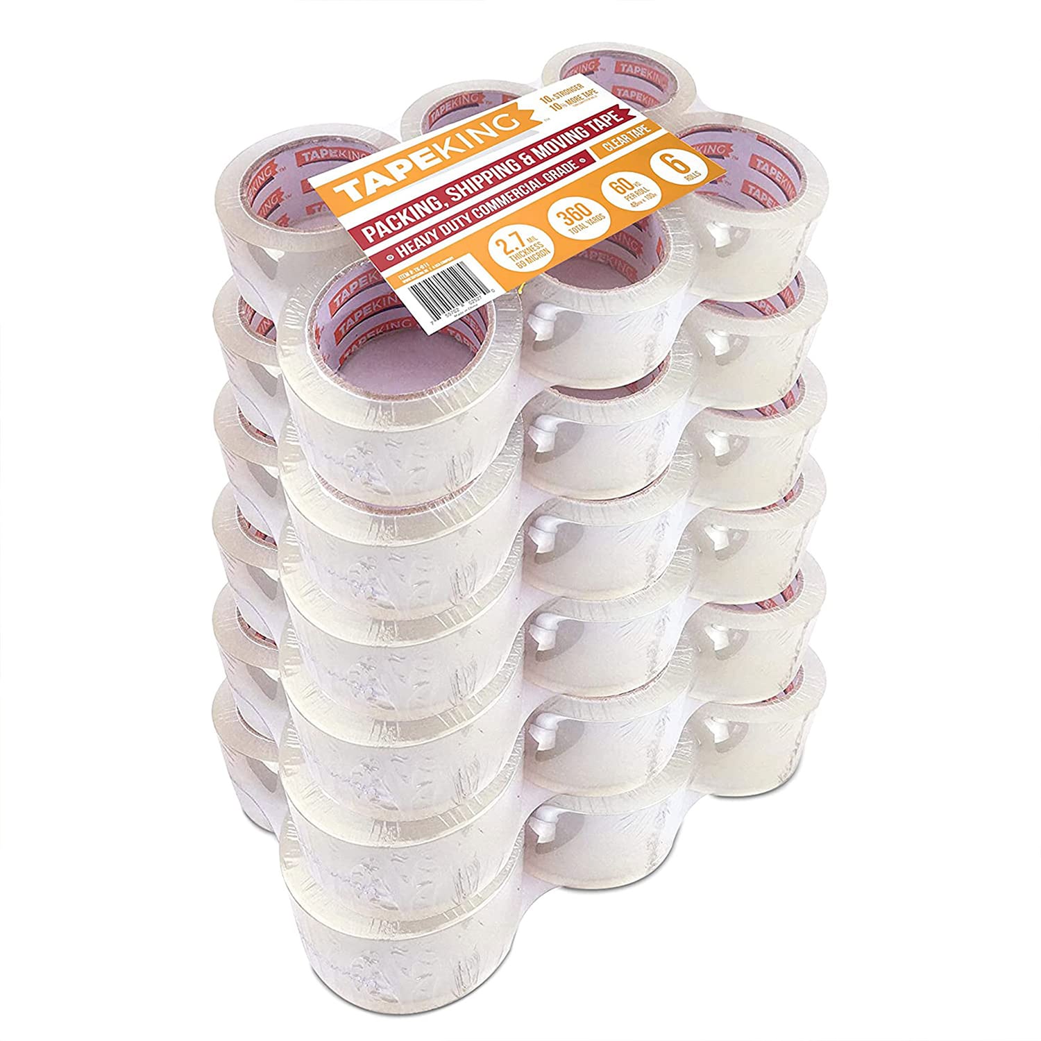  LORESO Packing Tape 36 Rolls - Transparent Heavy Duty Clear  Packing Tape for Packing, Shipping & Moving, 36 Tape Dispenser Refill Rolls,  Thick, Large and Strong Packaging Tape - (2 Inch