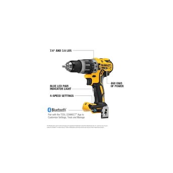 DEWALT 1/2-in 20-volt Max-Amp Variable Brushless Cordless Hammer Drill Tool) in the Hammer Drills department at Lowes.com