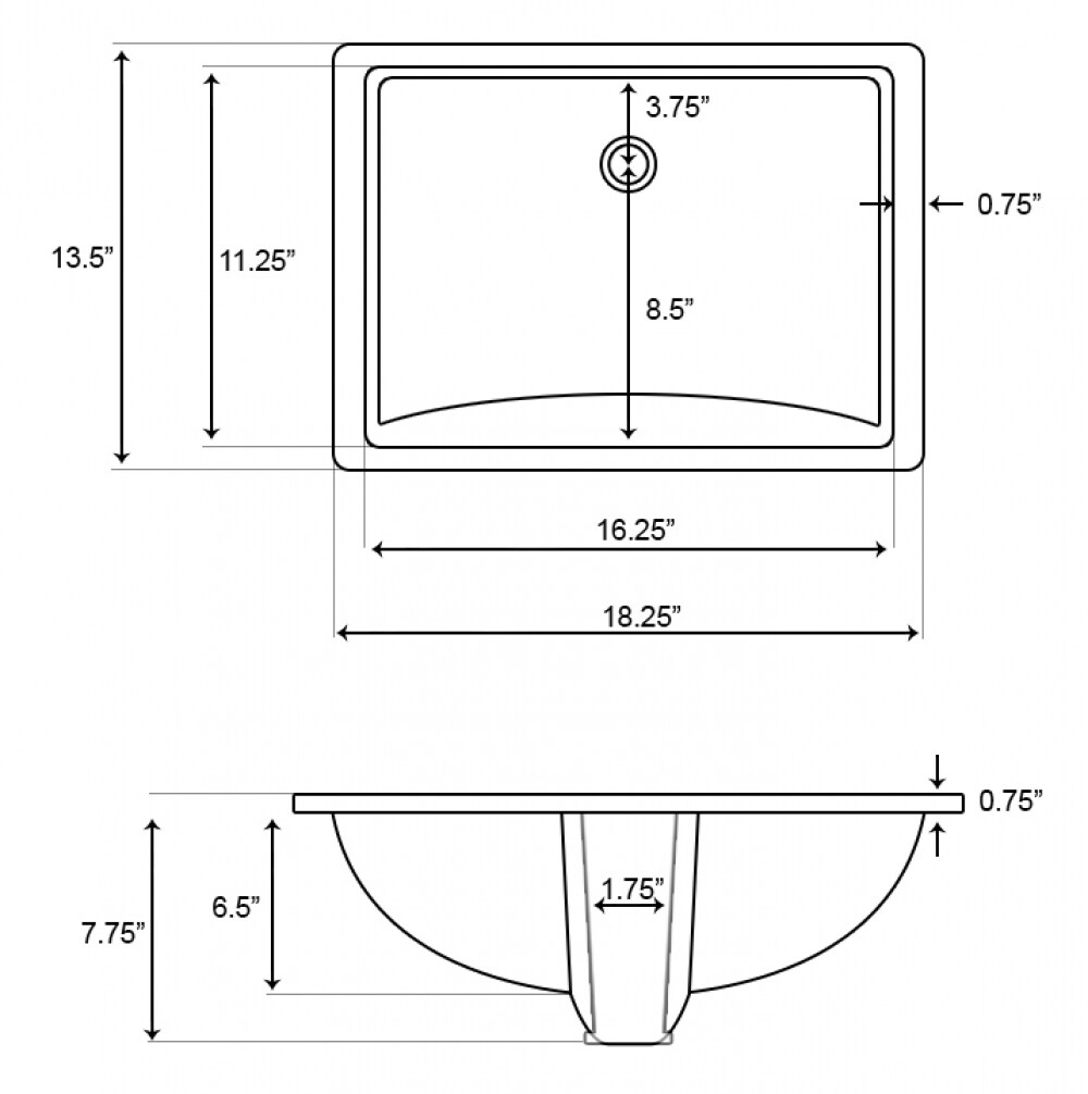 American Imaginations AI-12819 Bath-Sink - View #2