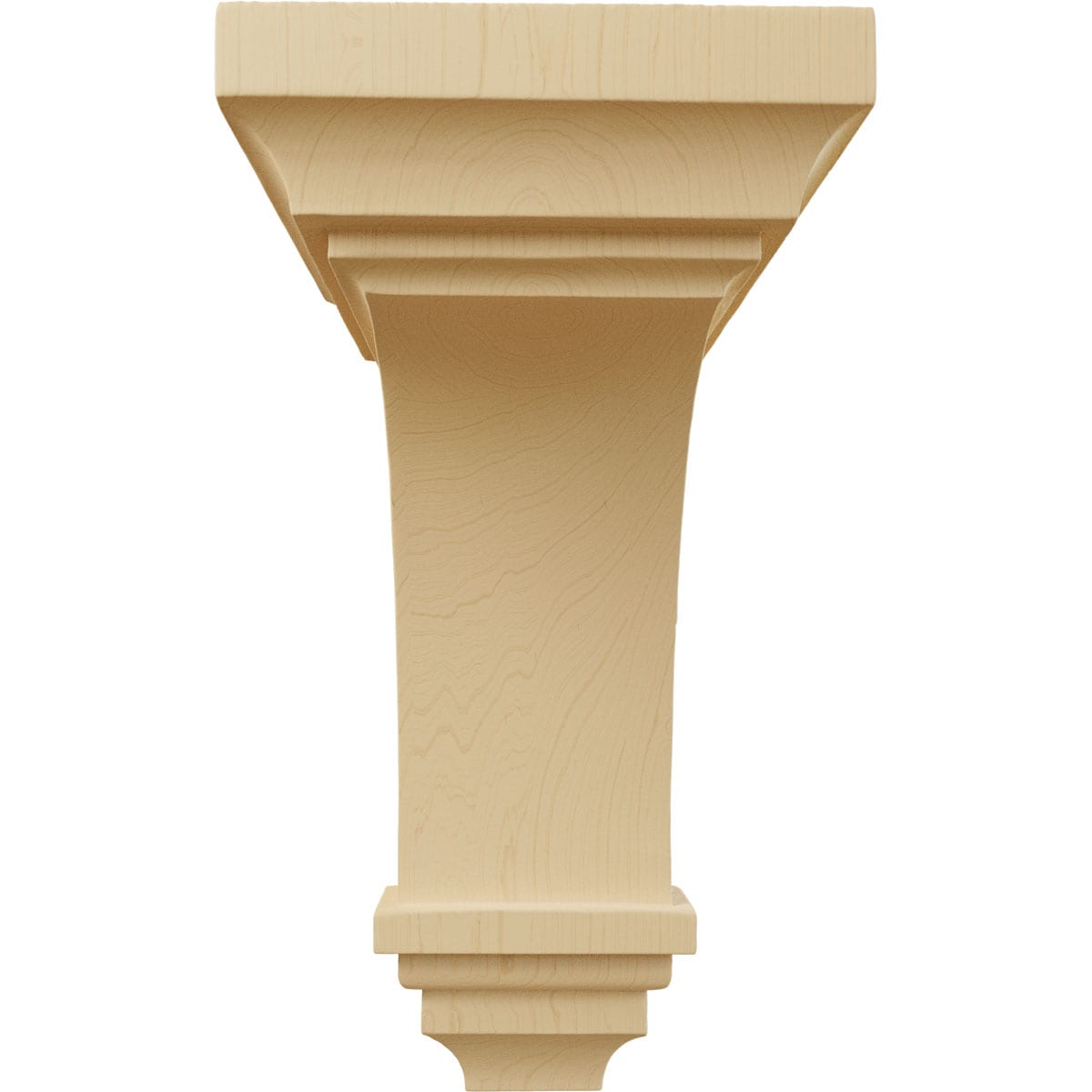 Alder 12" Hand-Carved Wood Corbel