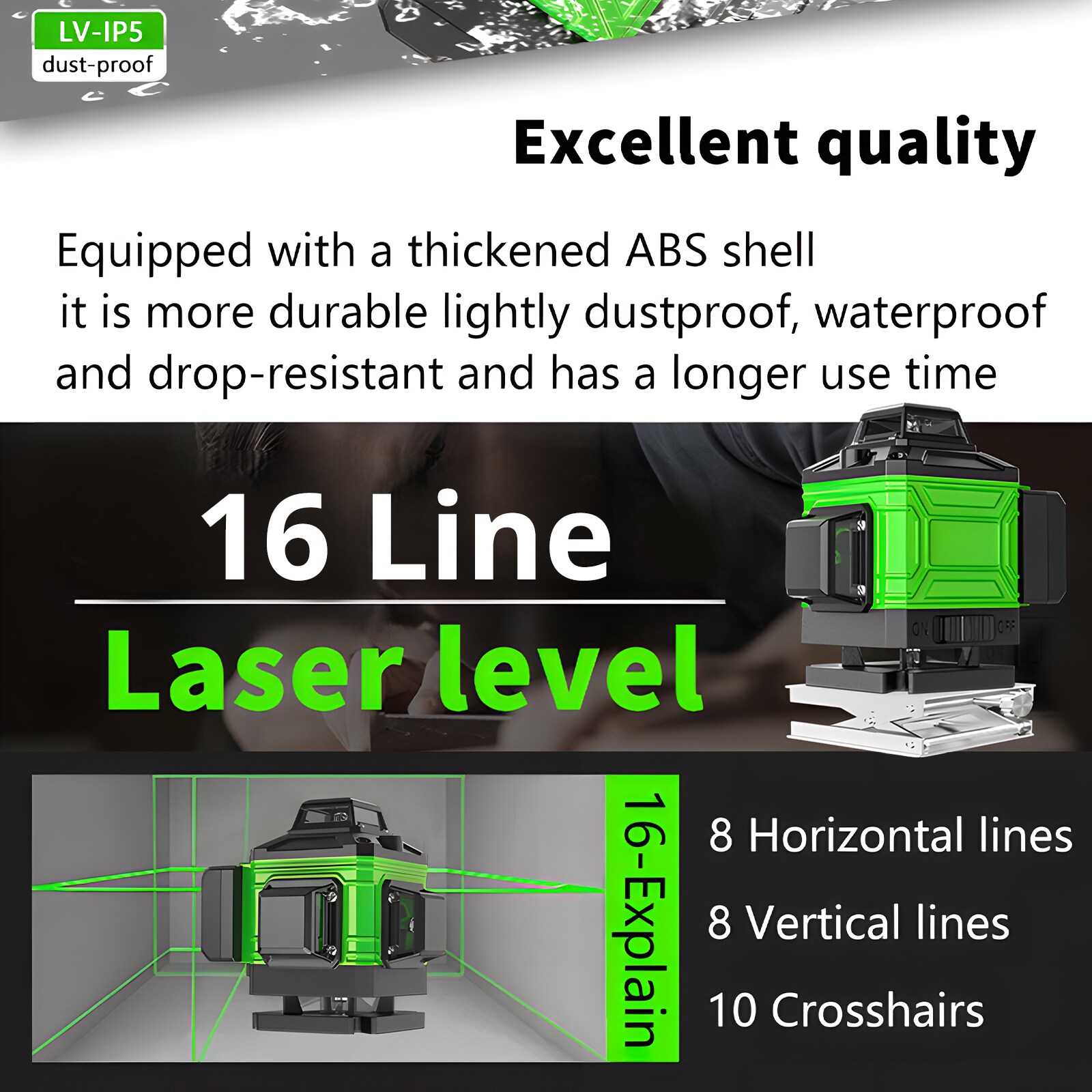 Unique Bargains S25112502UX7910 Laser-Level - View #4