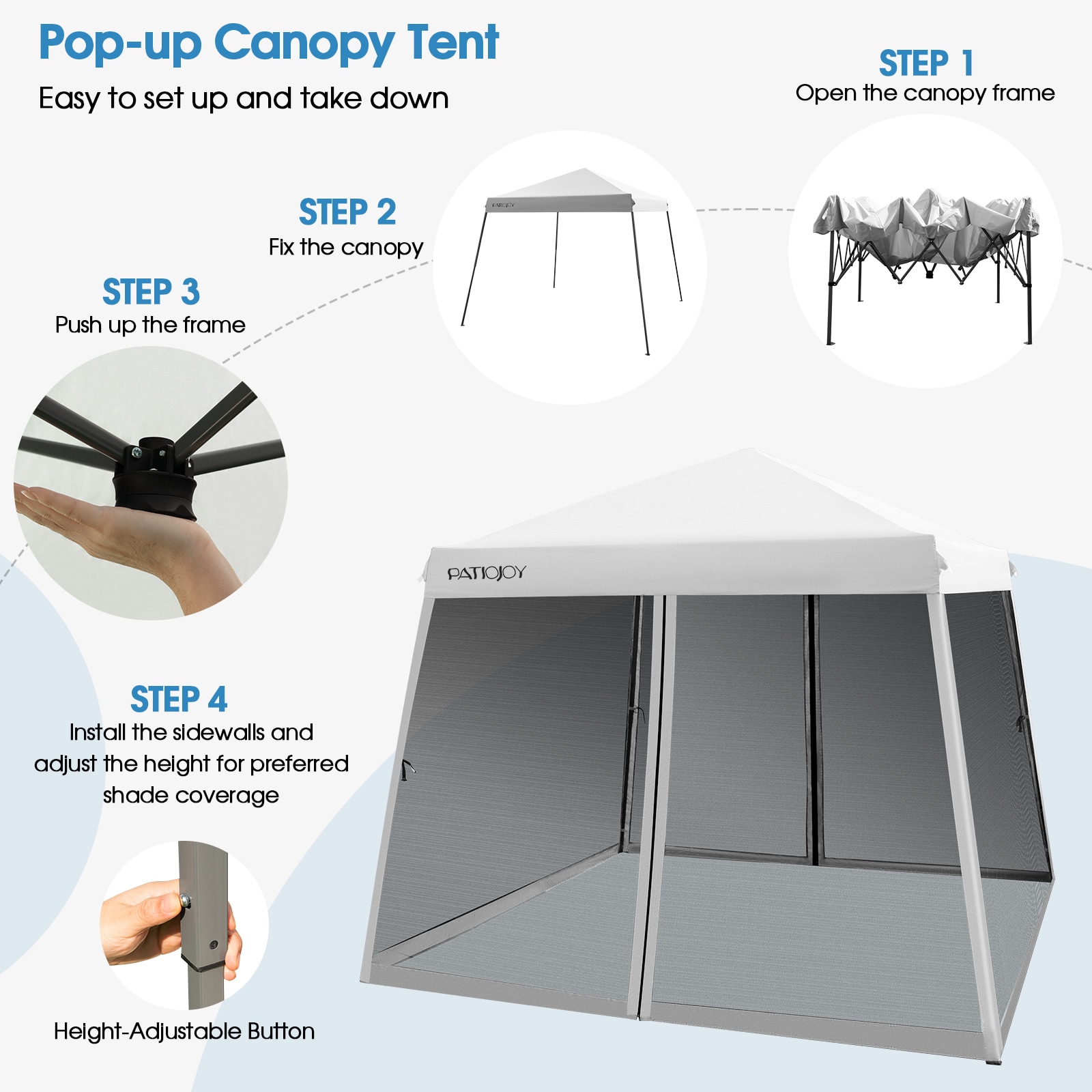 Costway NP10301WH tents - View #4