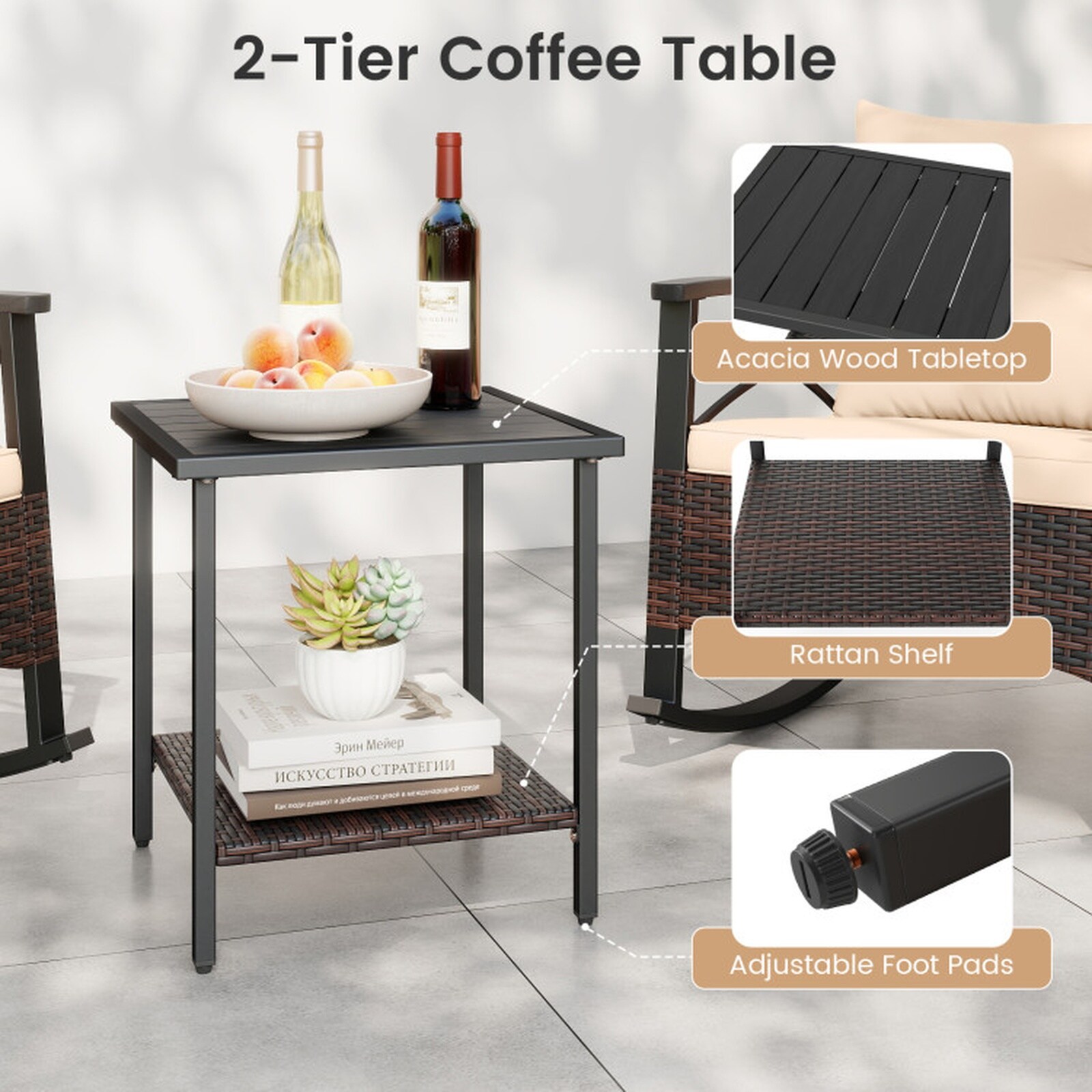 SUGIFT LW108SUGHY2093 Patio-Conversation-Sets - View #4