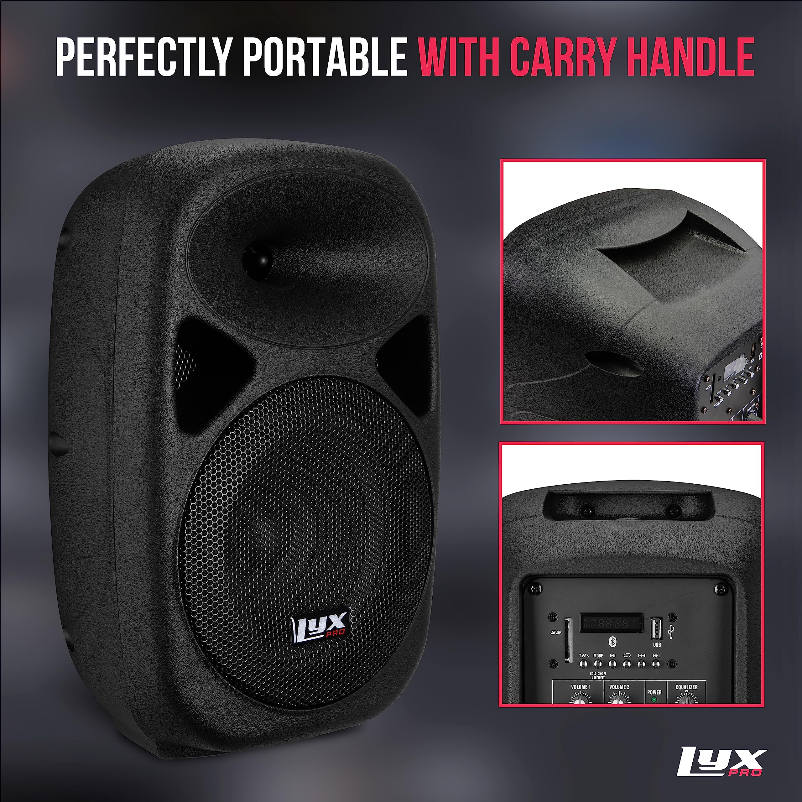 LyxPro LYXSPA8 Portable-Speakers - View #5