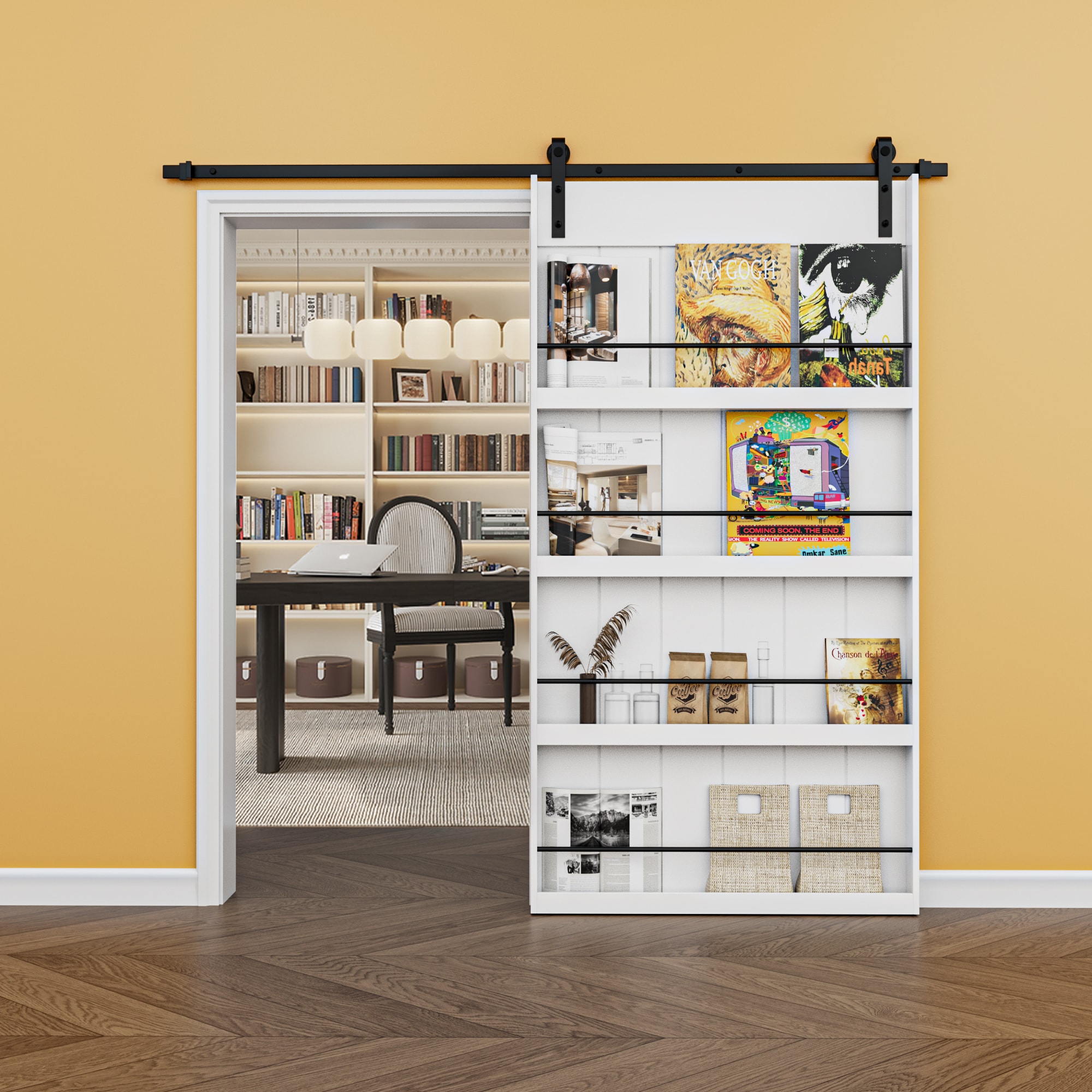 JUJUBON IN-BDWT-BD1-BS-42 Barn-Doors - View #3