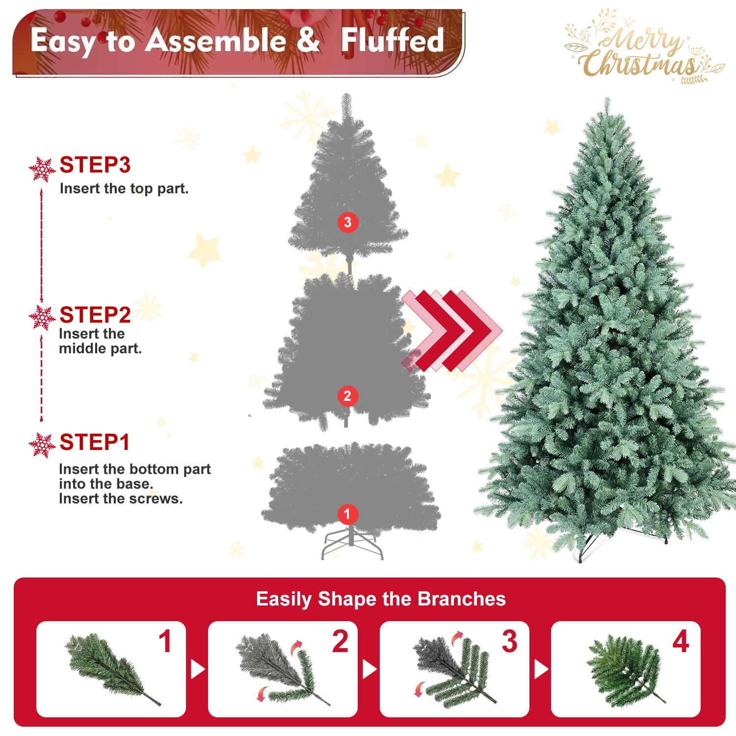LIVIZA LMCT-PP340422 Artificial-Christmas-Trees - View #8
