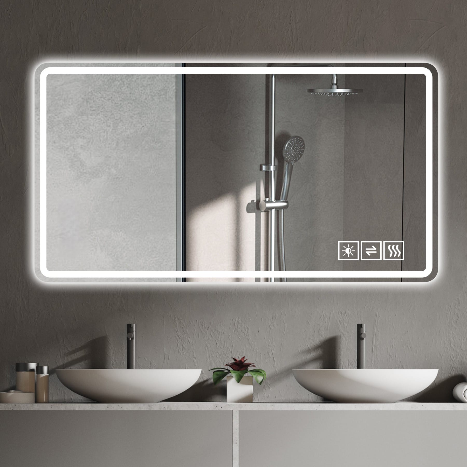 CASAINC MD02-3036SF1 Framed-Bath-Mirrors - View #4