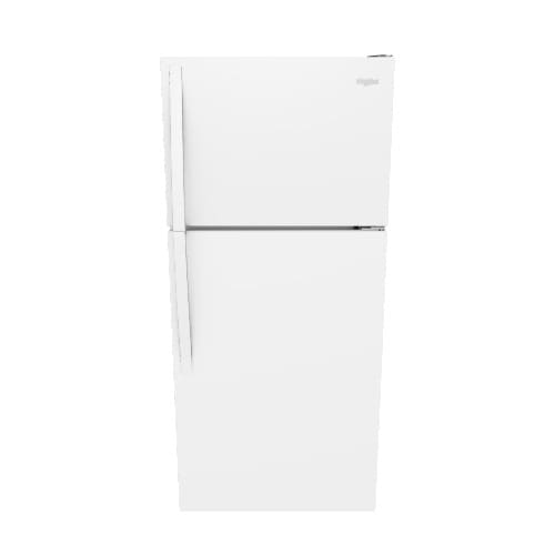 Whirlpool Top Mount Fridge (WRT314TFDW) - White Whirlpool Top Mount Fridge (WRT314TFDW) - White